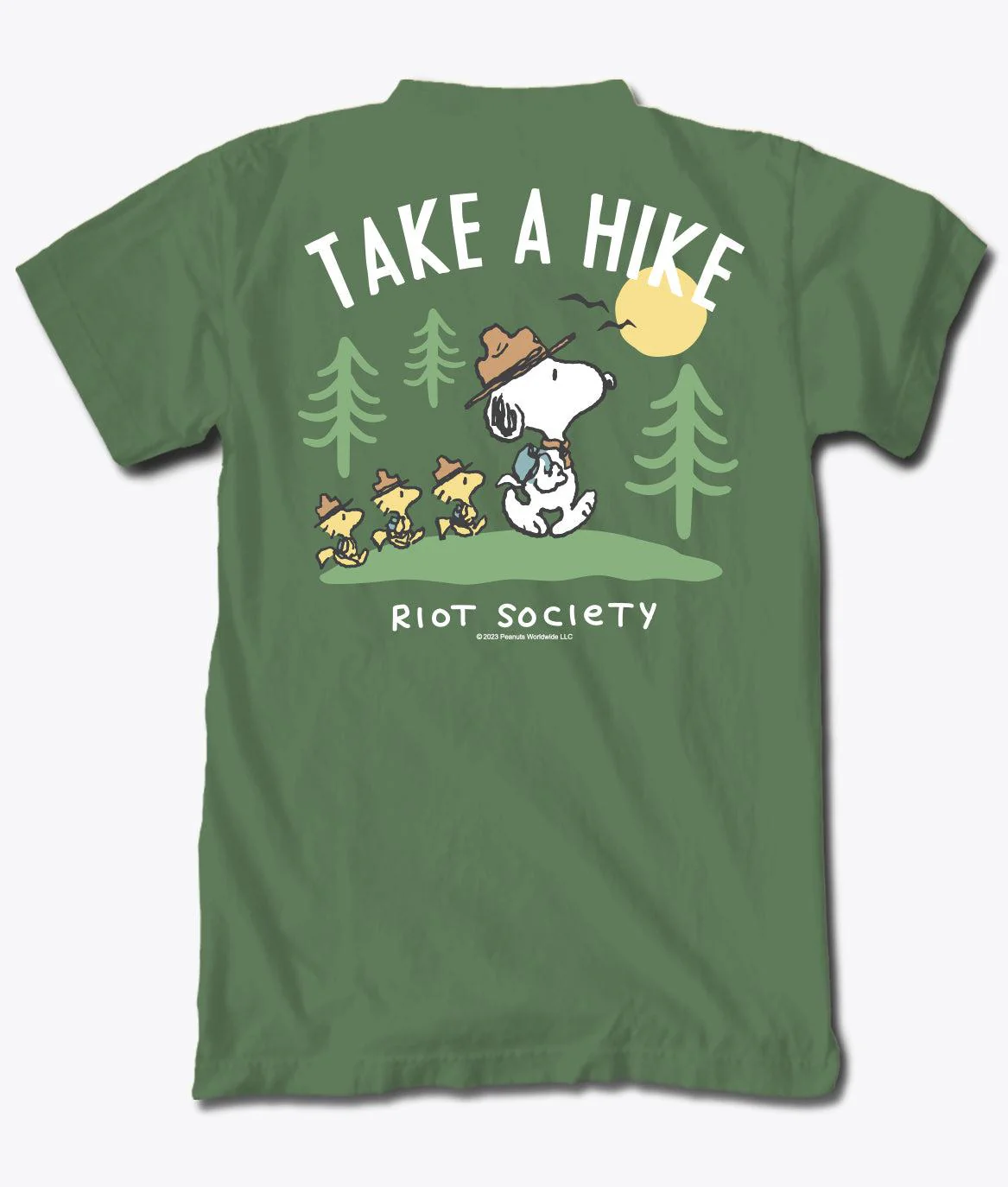 Peanuts Snoopy Take a Hike Mens T-Shirt