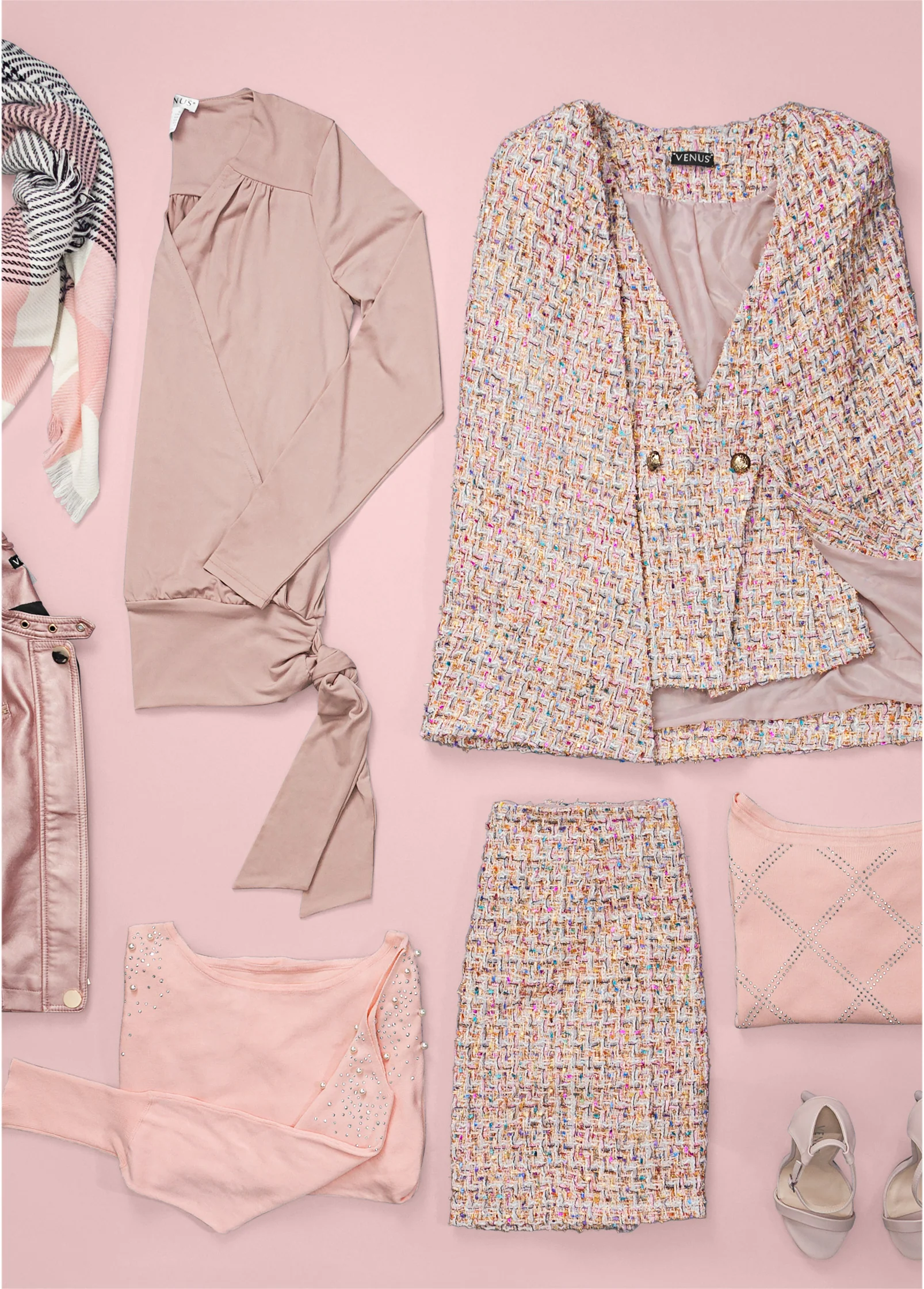 Embellished sweater - Light Pink