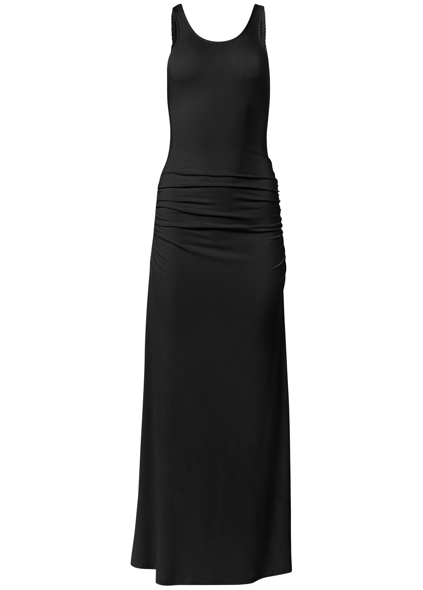 Strappy back maxi dress - Black
