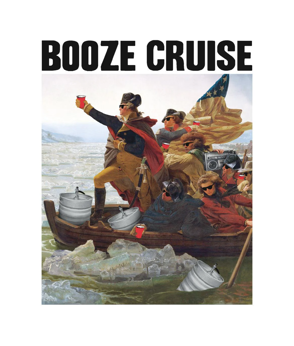 Booze Cruise Mens T-Shirt