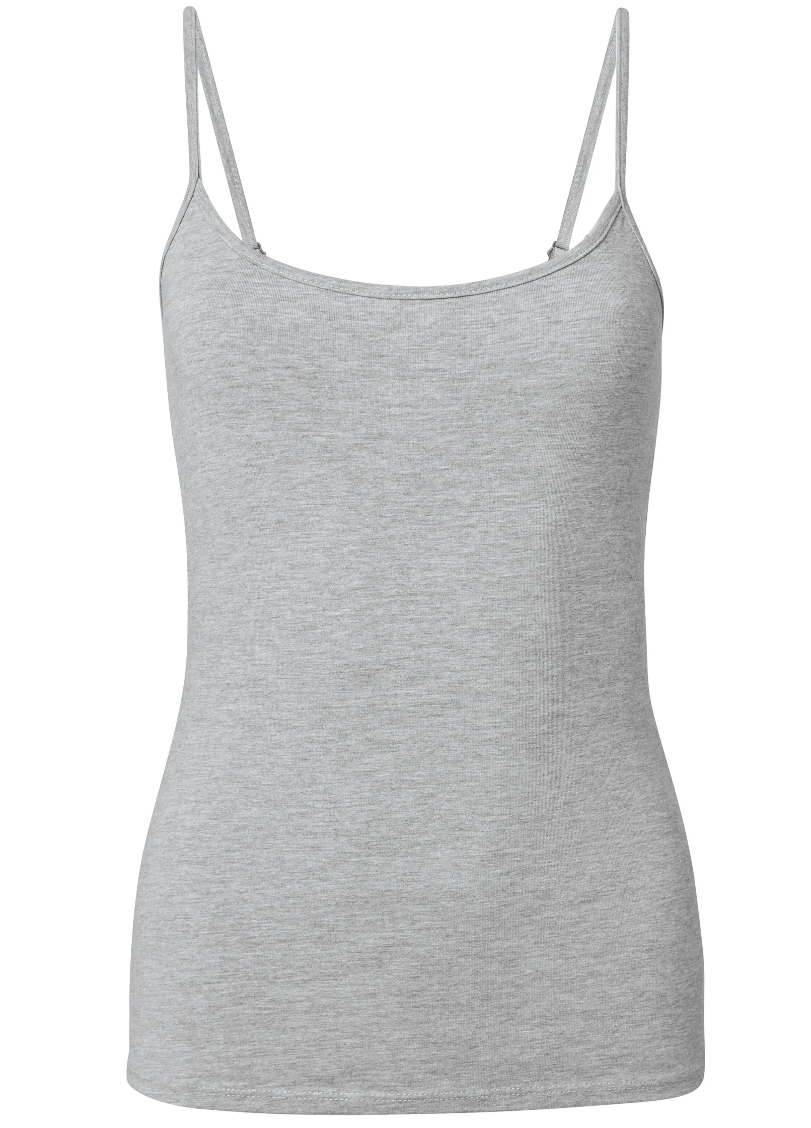 Basic cami two pack - Heather Grey & Nude