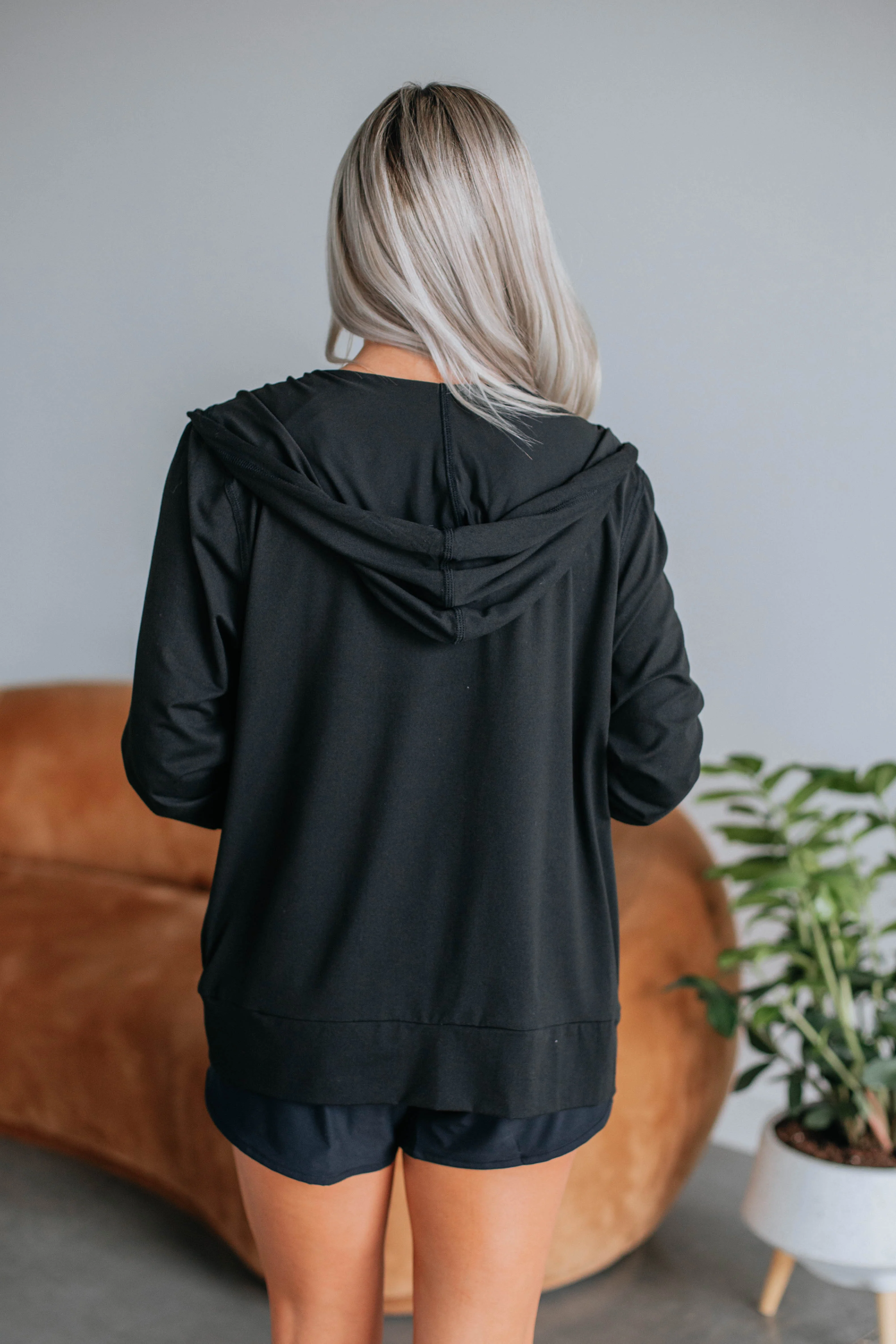 Vissa Zip-Up Jacket - Black