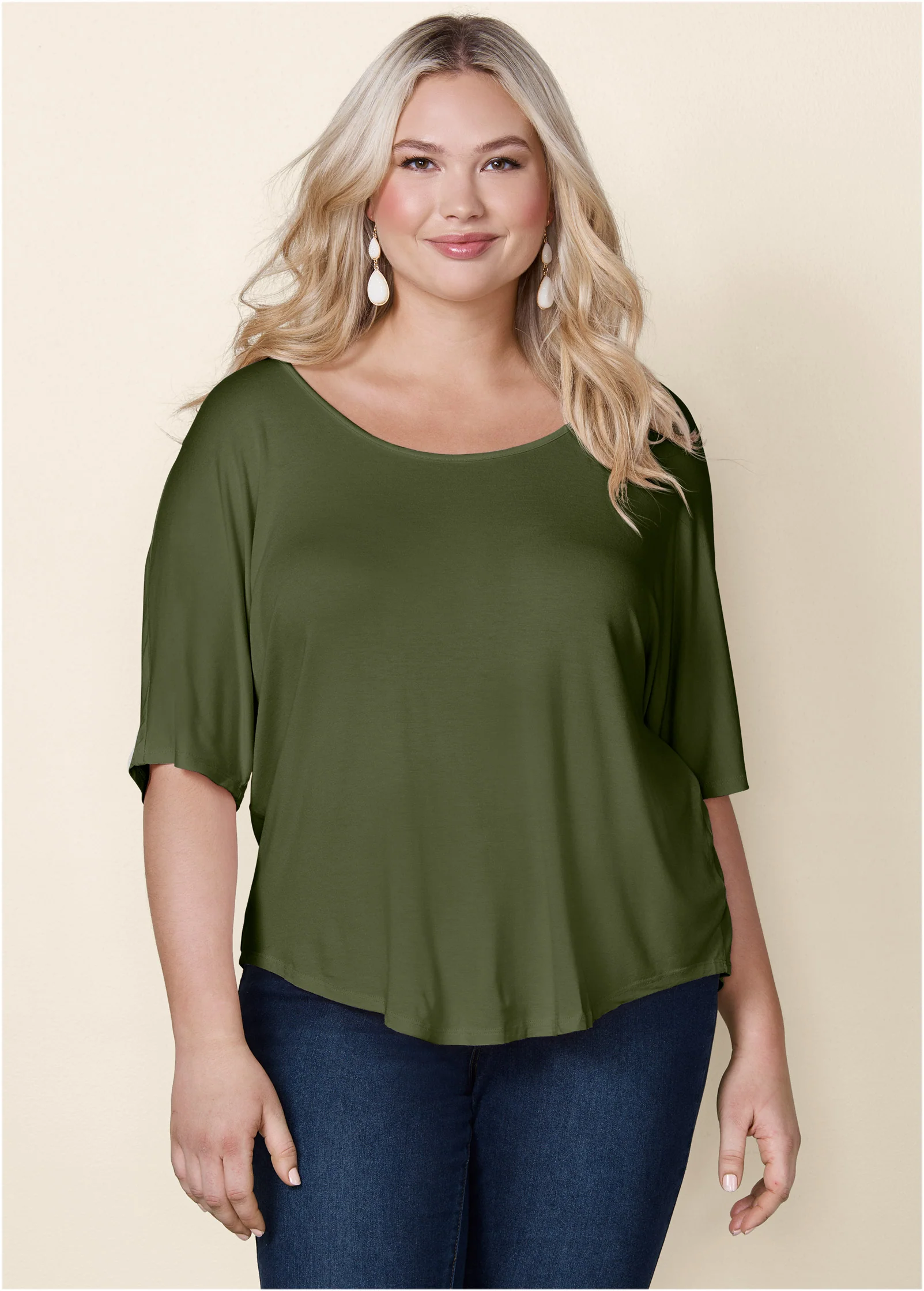 Racerback basic top - Olive