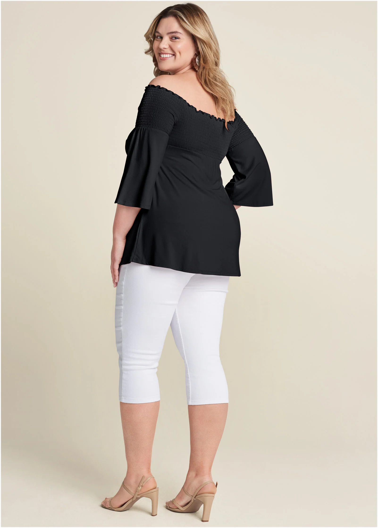 Off-the-shoulder top - Black