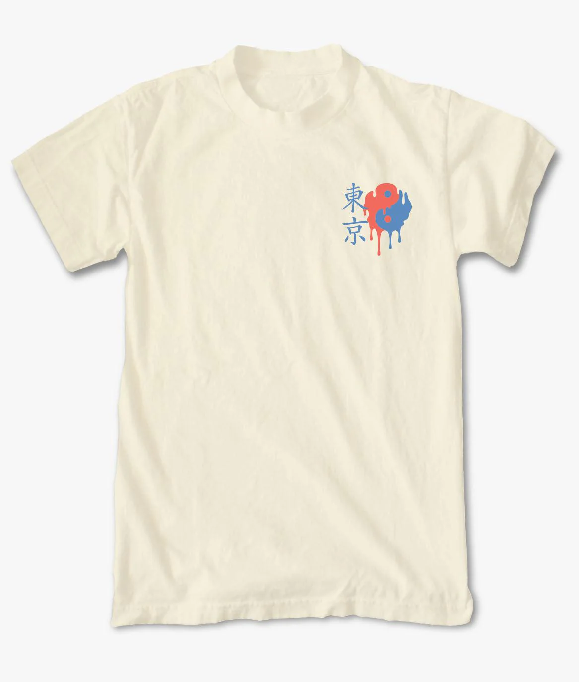 Geisha Yin Yang Boombox Mens T-Shirt