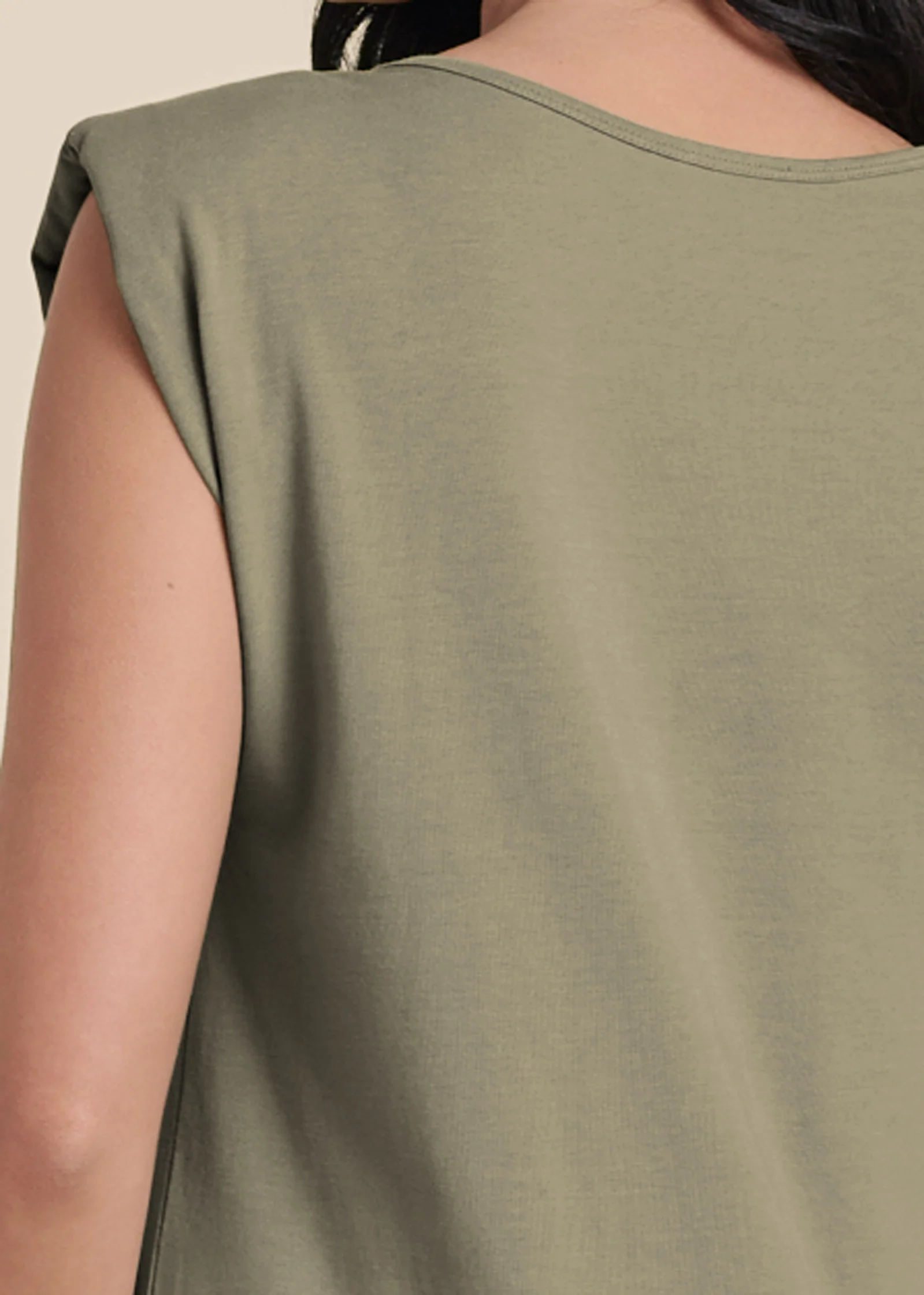 Easy shift dress - Olive