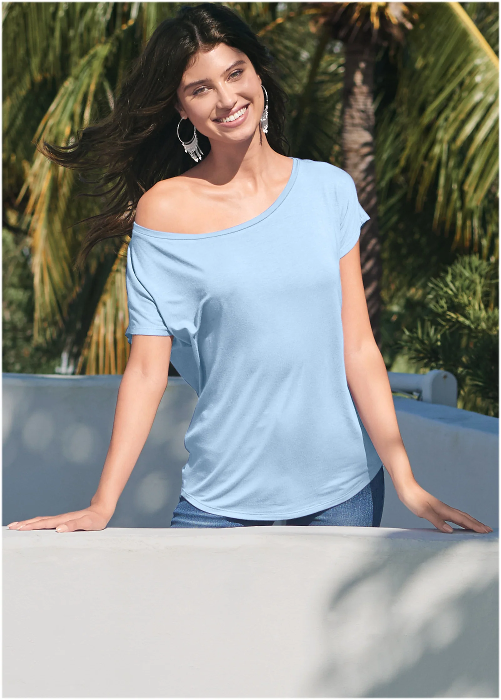 Casual tee - Light Blue