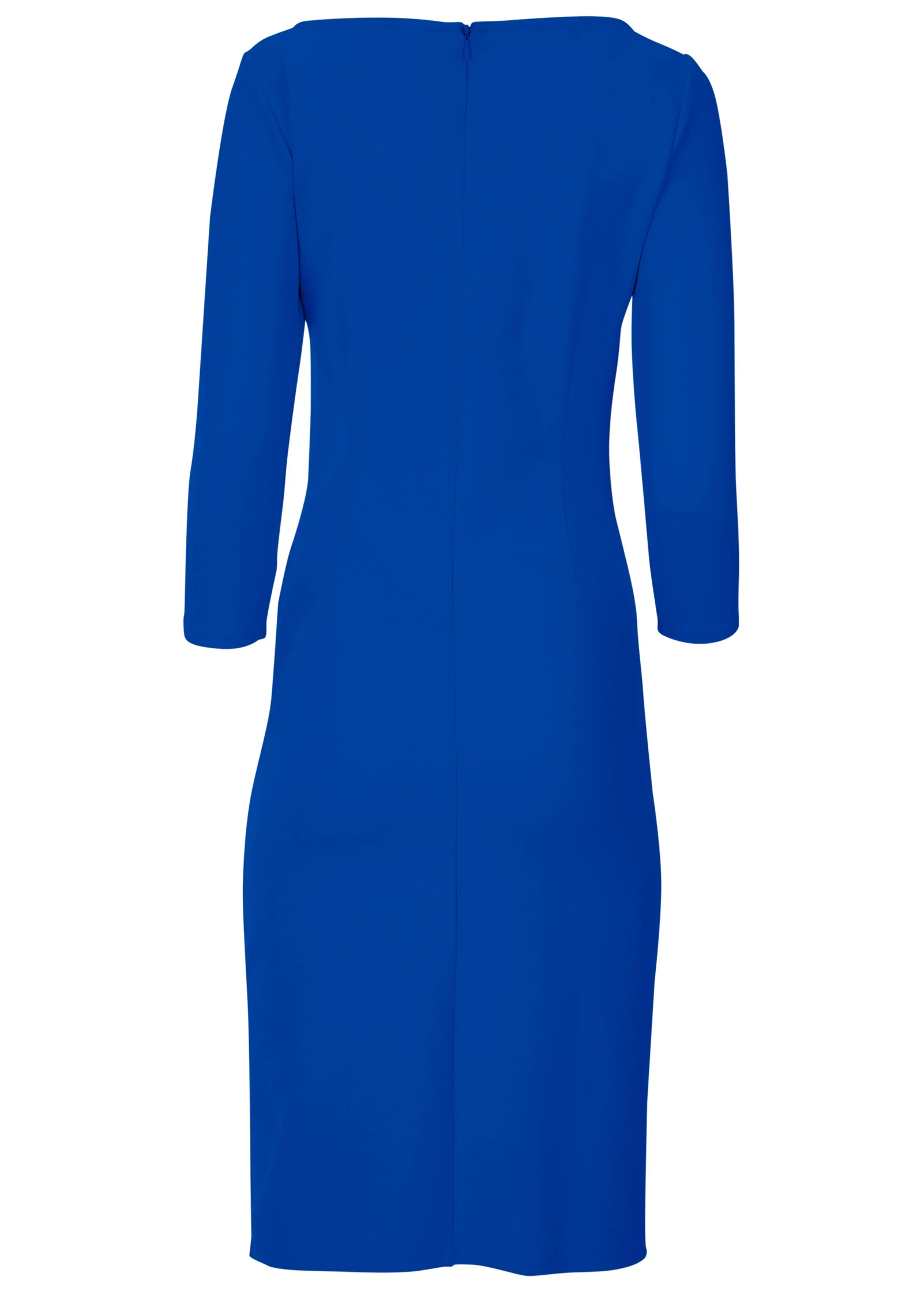 Ruched midi dress - Blue