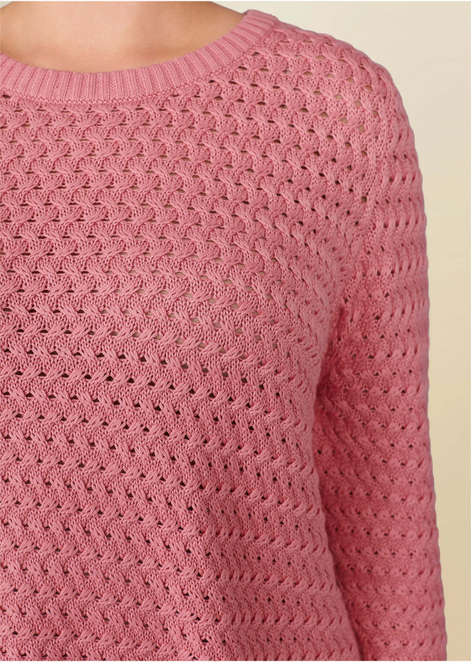 Button detail sweater - Pink