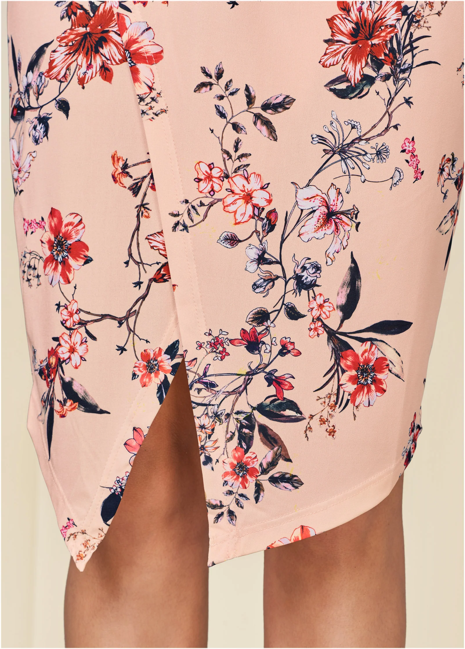 Floral print dress - Pink Multi