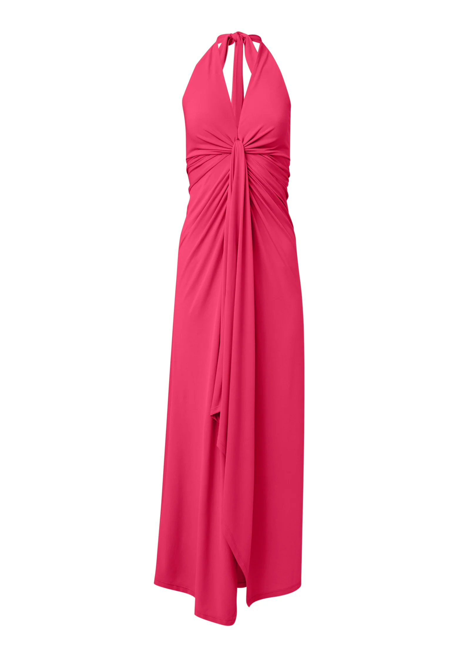Plunging knot maxi dress - Azalea