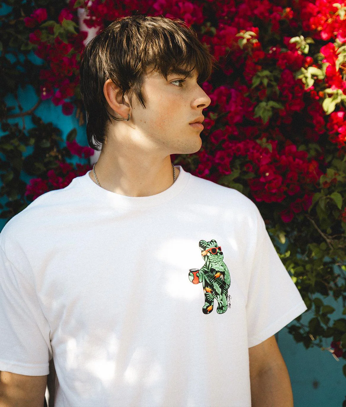 Tropical Toucan Bear Mens T-Shirt