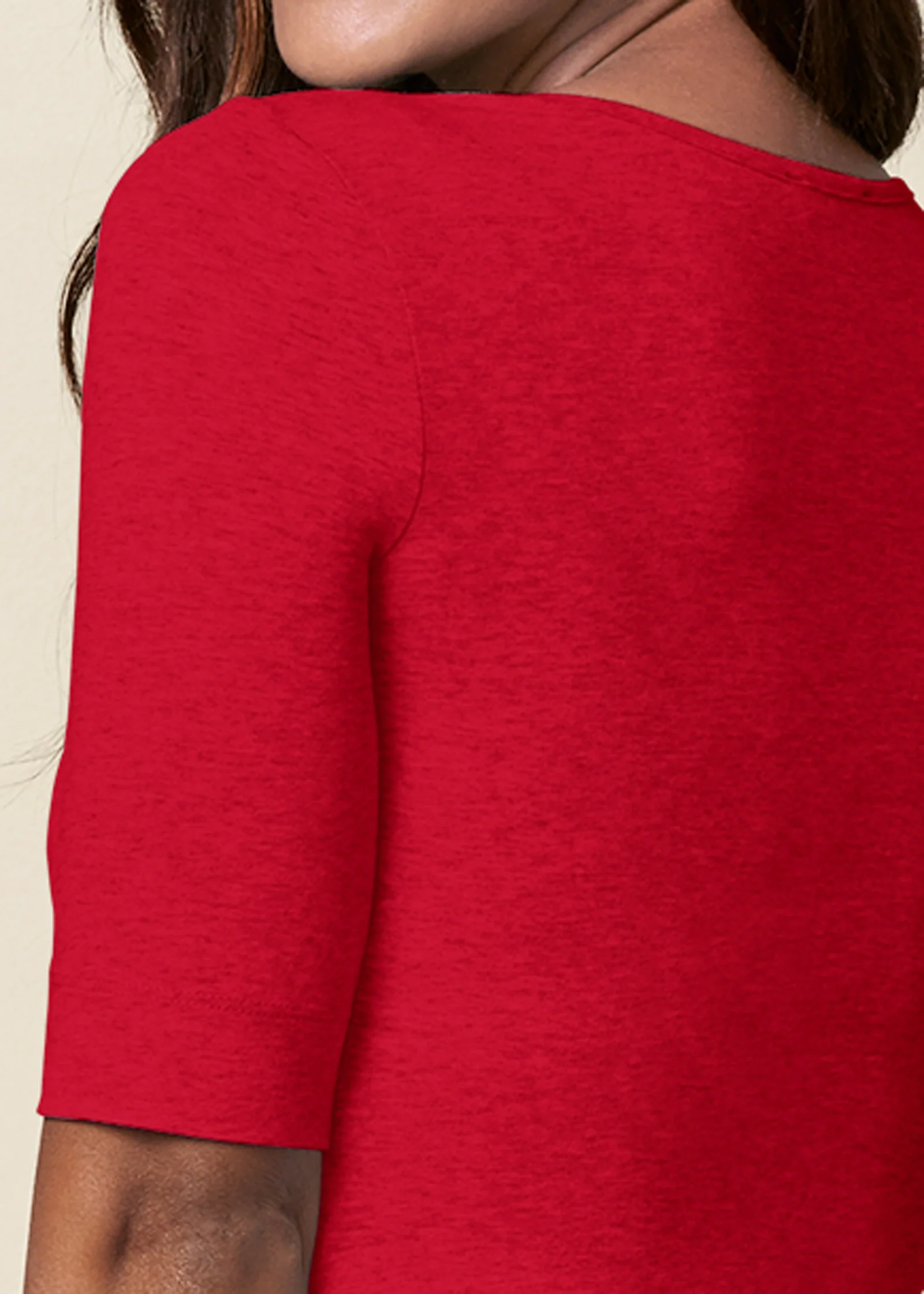 Long and lean tee - Red