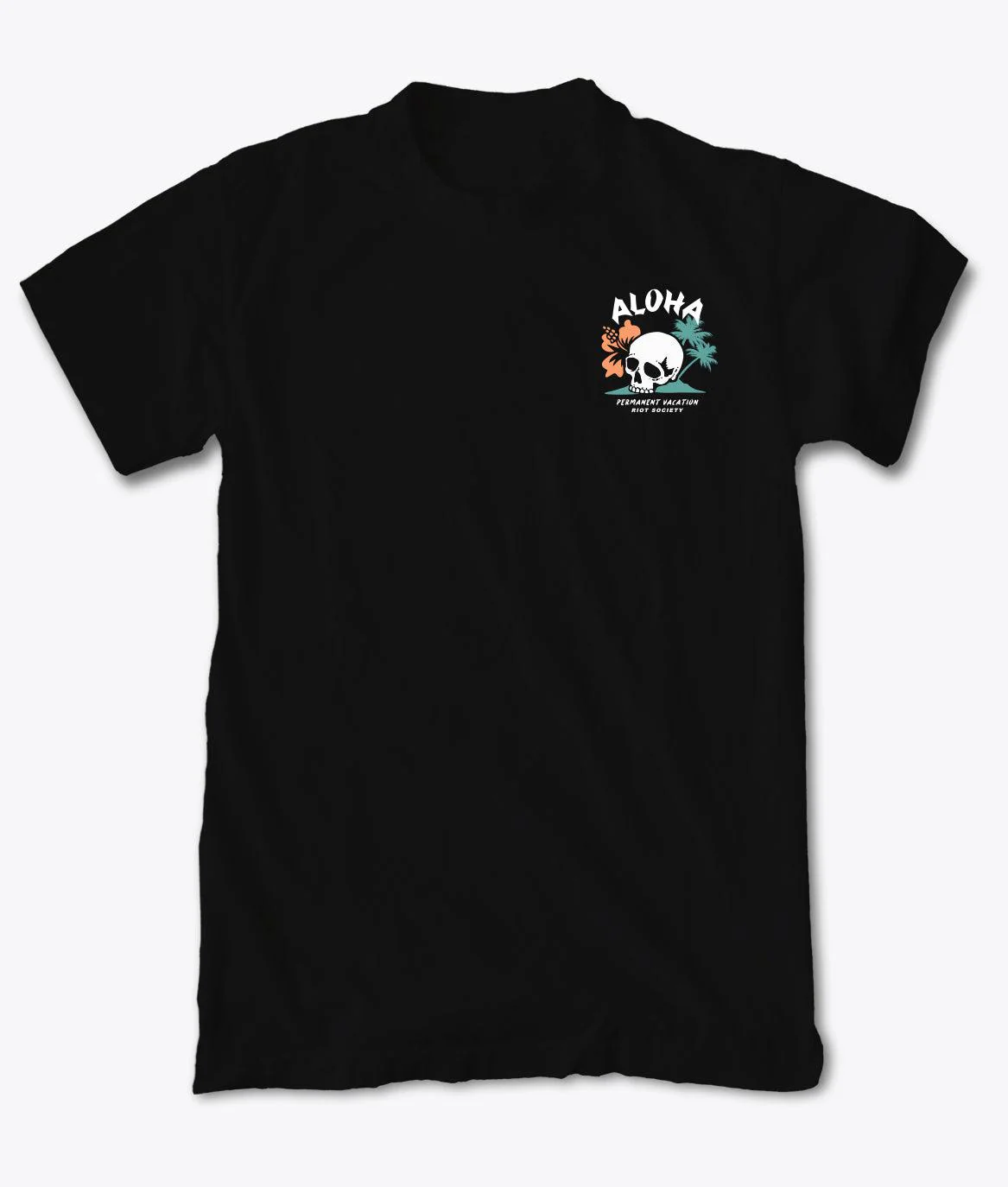 Aloha Hula Girl Permanent Vacation Mens T-Shirt