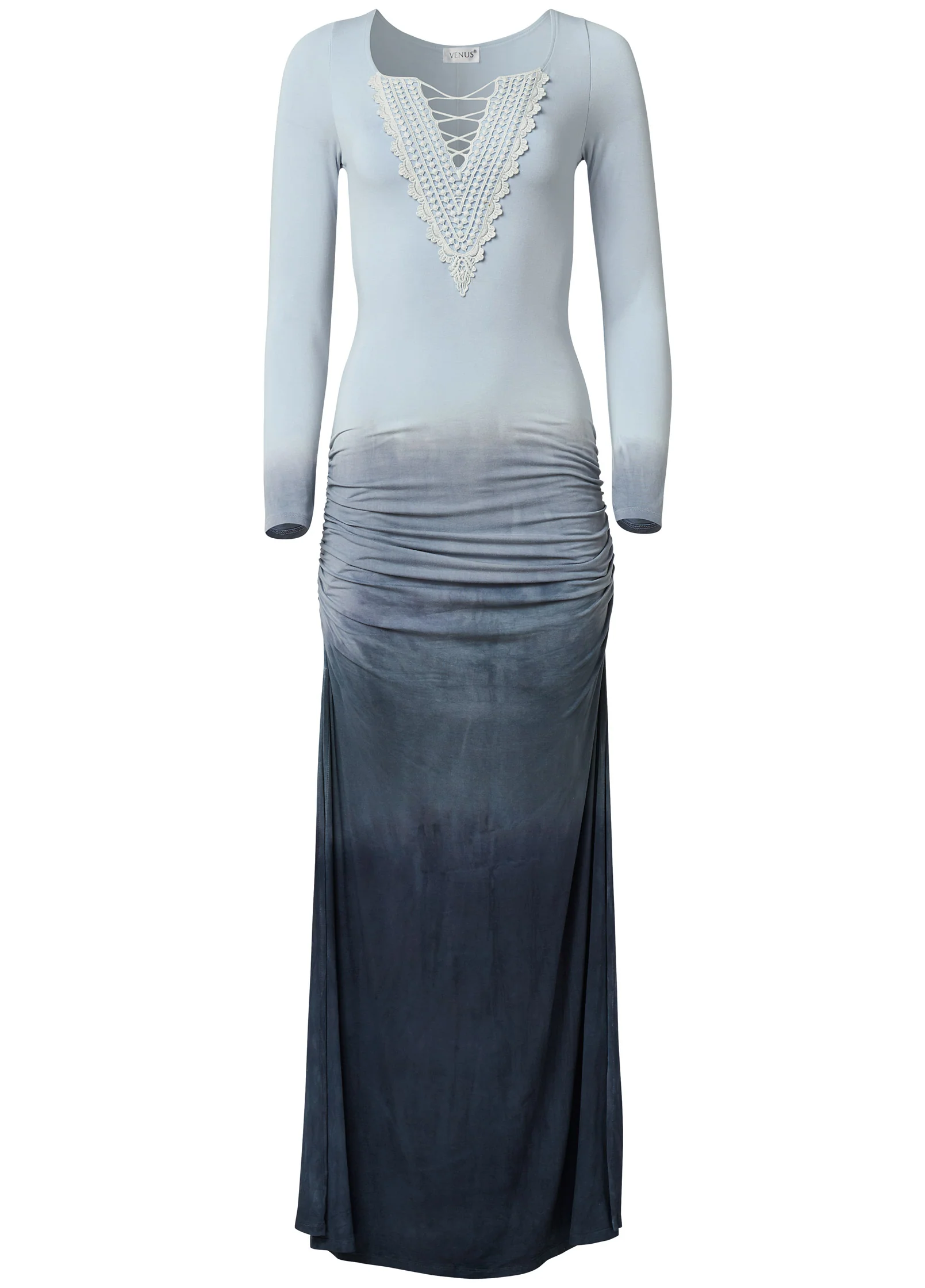 Strappy ombre maxi dress - Blue Multi