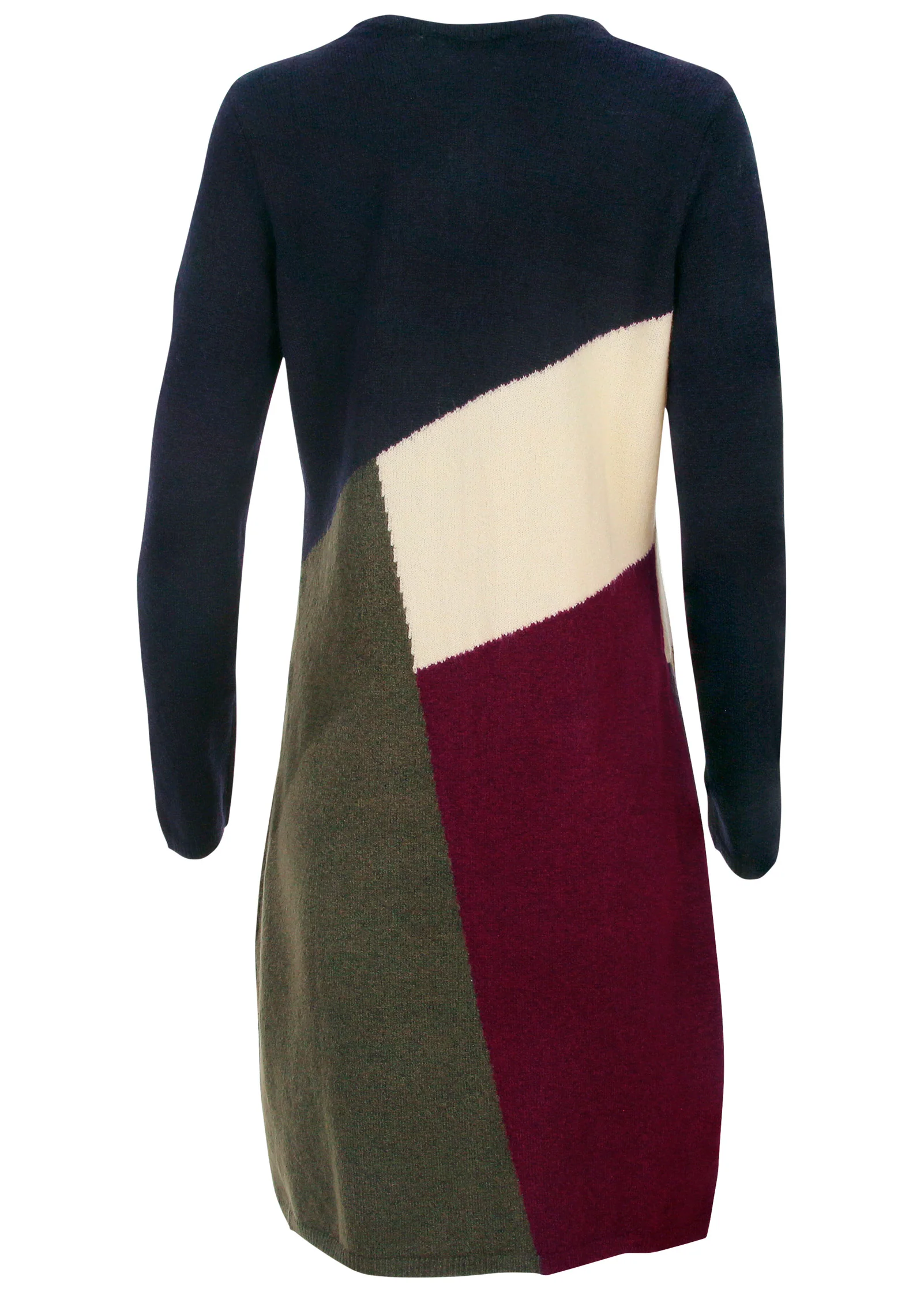 Color block cardigan - Navy Multi