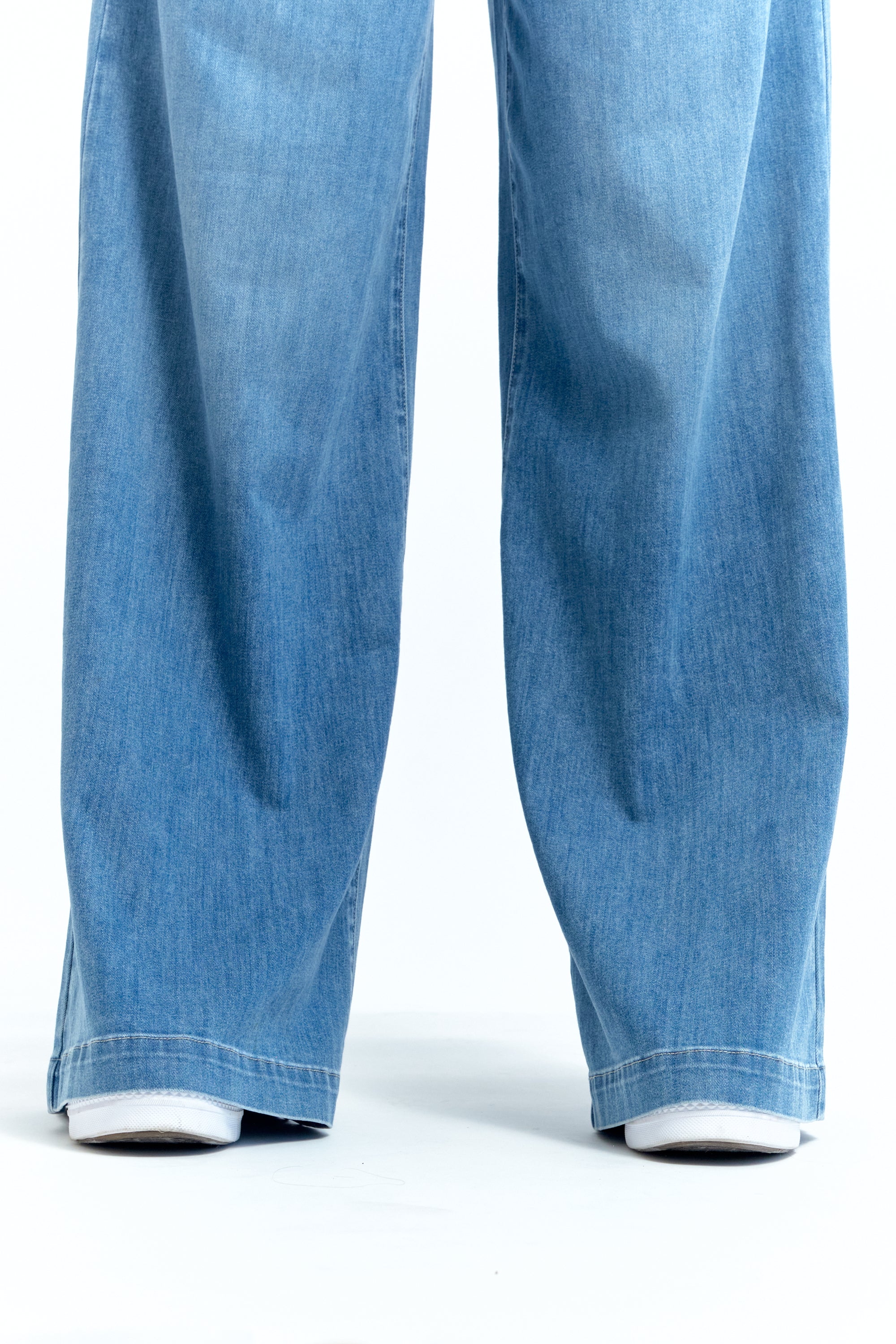 Chambray Wide Leg in Tilt