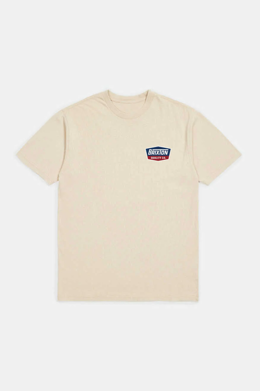 Regal S/S Standard T-shirt - Cream/Navy