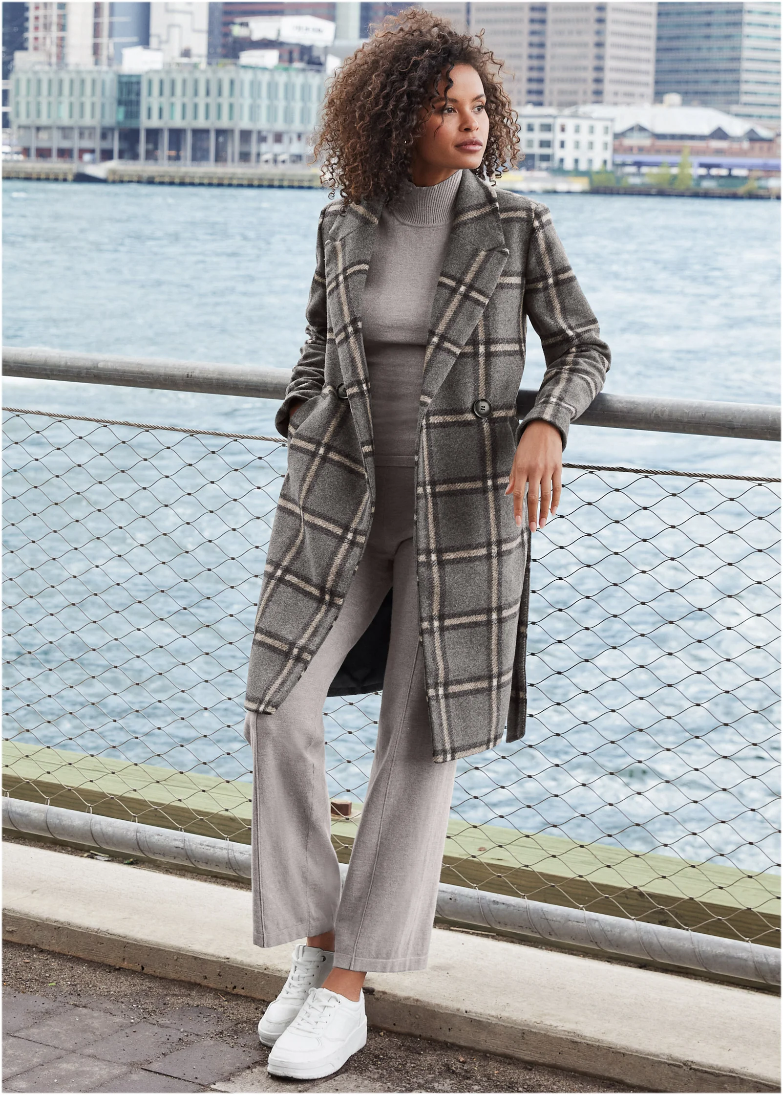 Turtleneck Sweater - Heather Grey