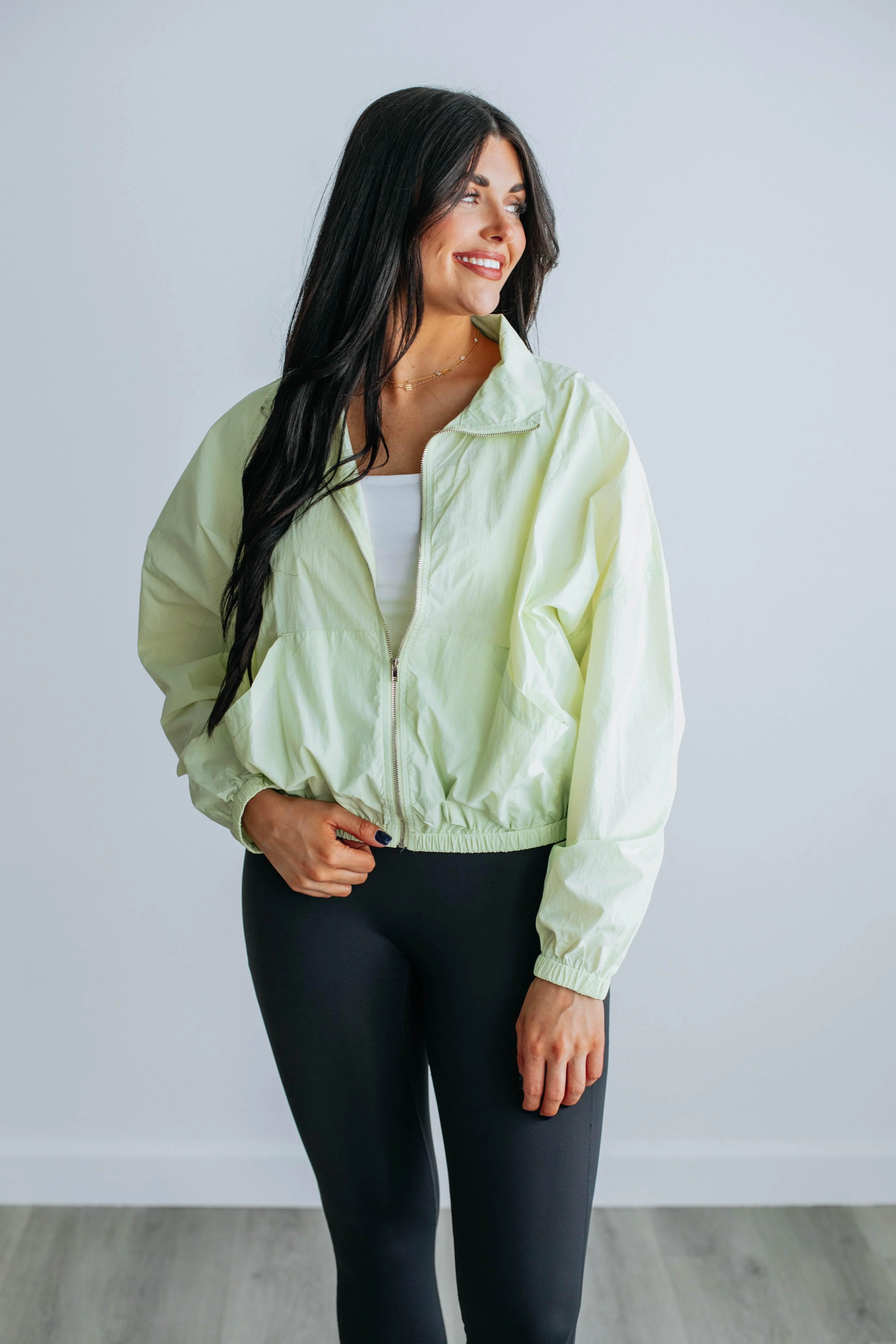 Memphis Active Jacket - Lime