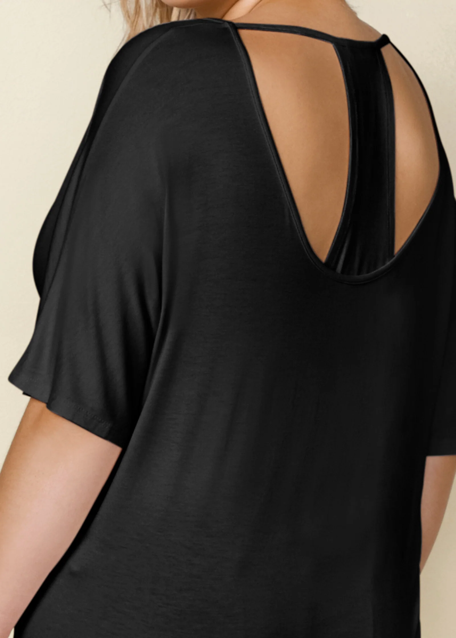 Racerback basic top - Black