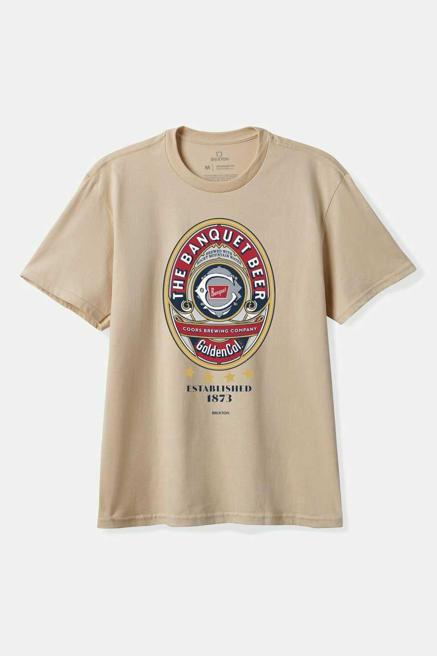 Coors Start Your Legacy Banquet S/S Standard T-Shirt - Cream