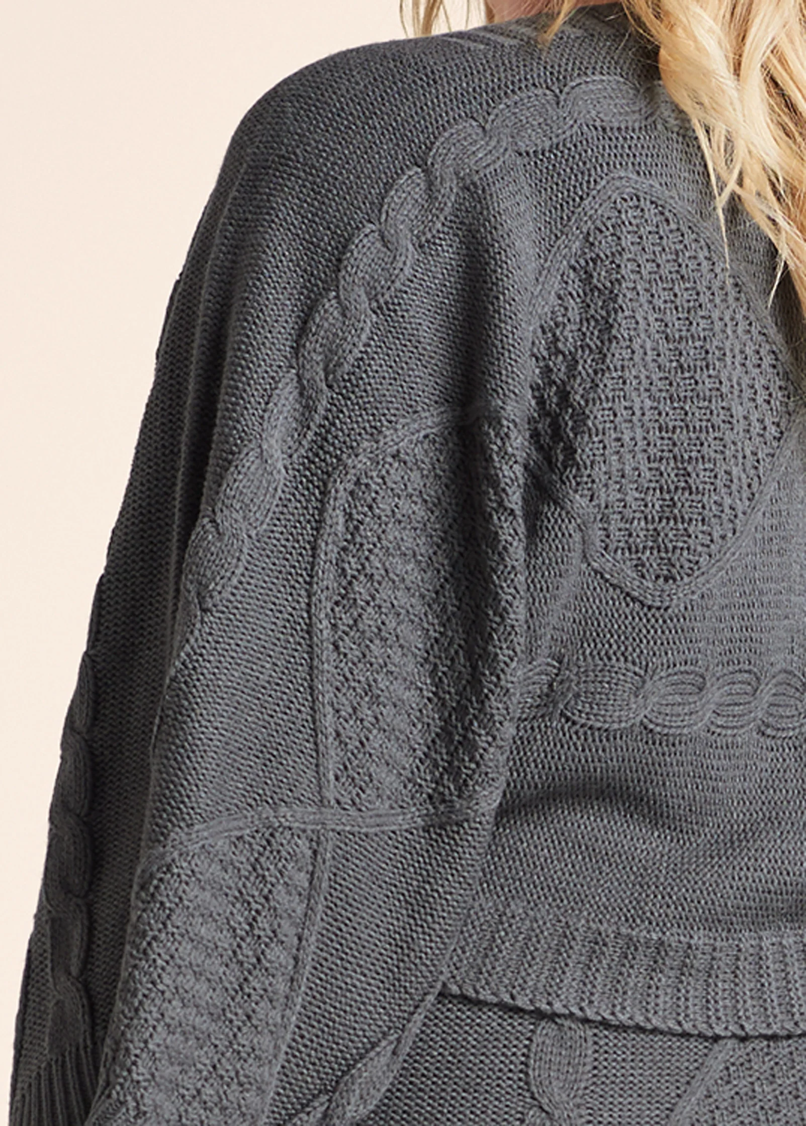 Two-piece sweater dress - Dark Grey