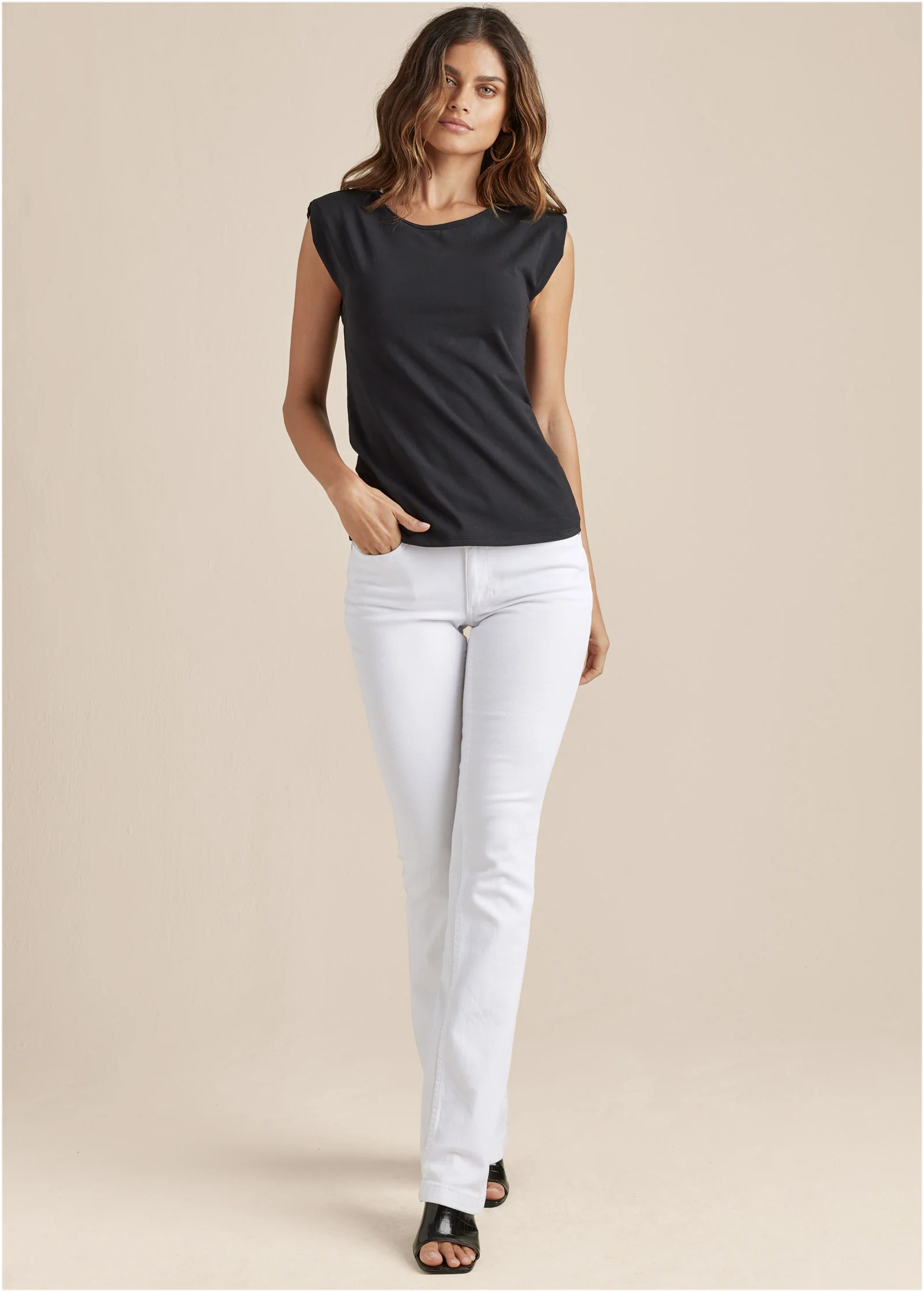 Sleeveless top - Black