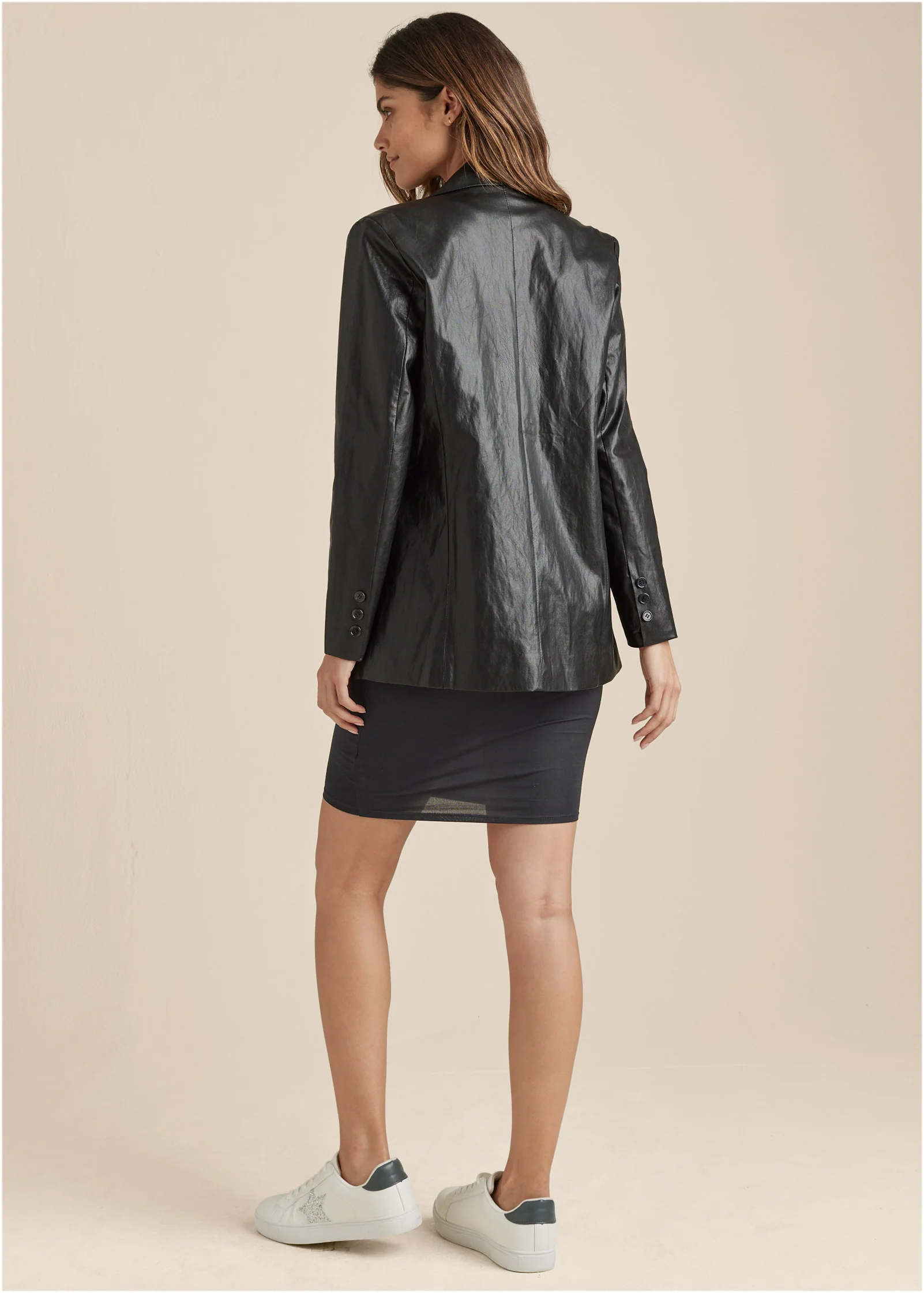 Ruched tank dress - Black