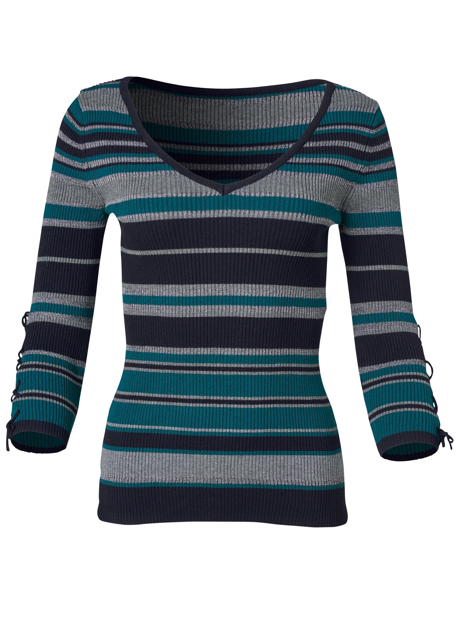 Striped sweater - Black Multi