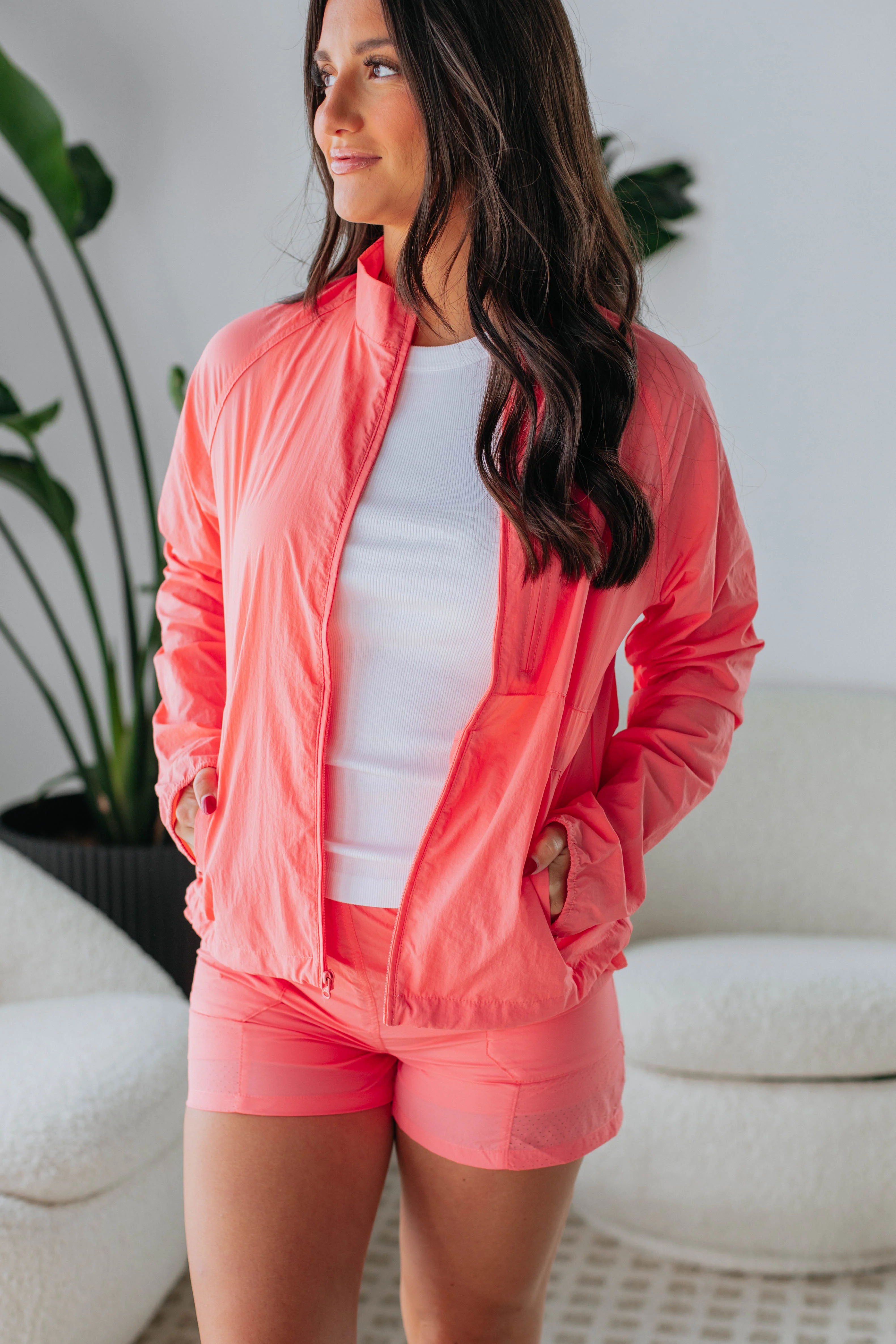 Portland Lightweight Jacket - Watermelon