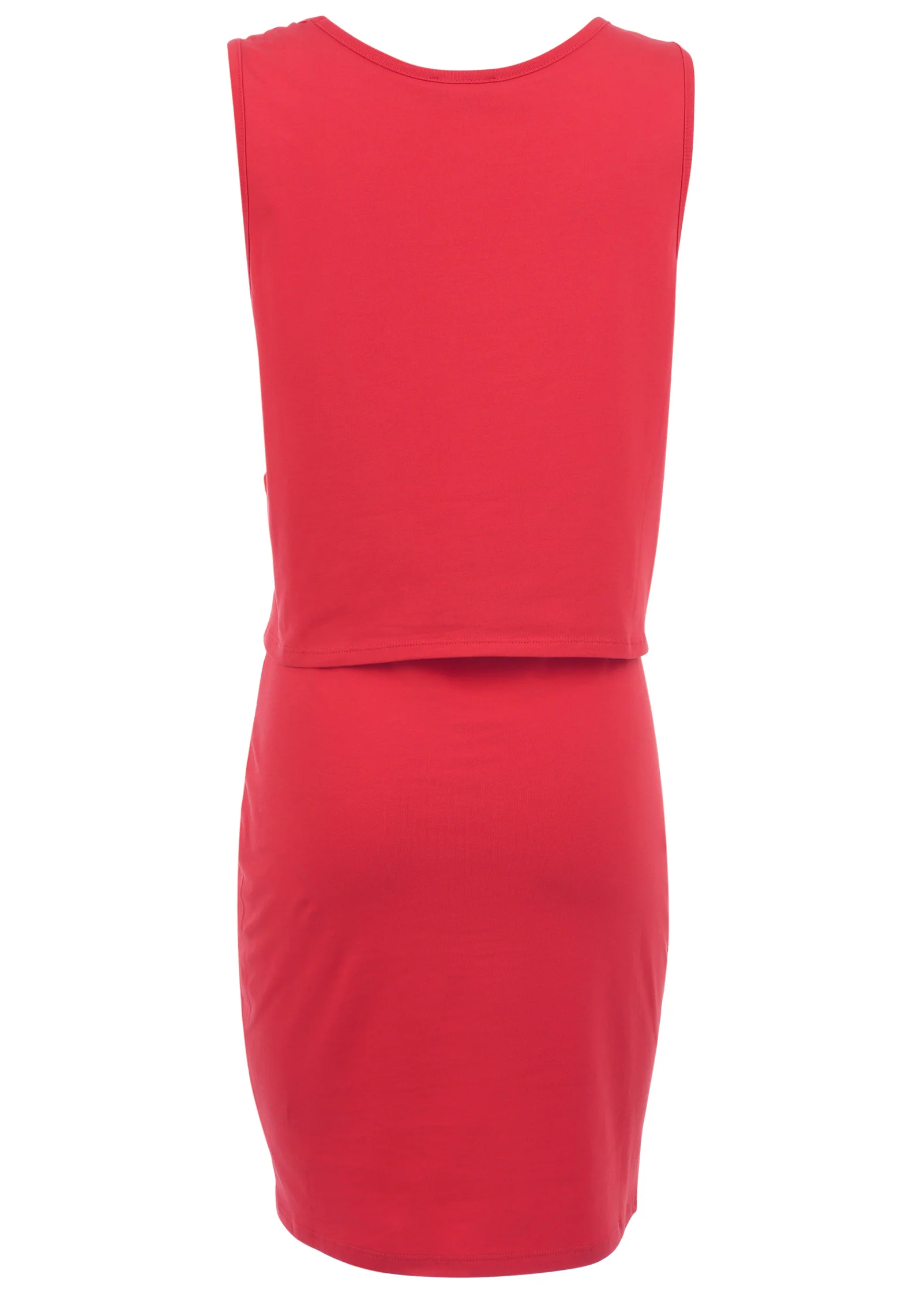 Casual tank dress - Red