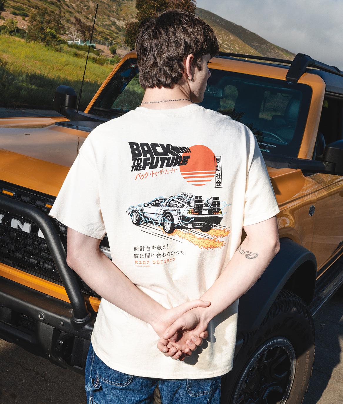 Back to the Future Kanji Mens T-Shirt