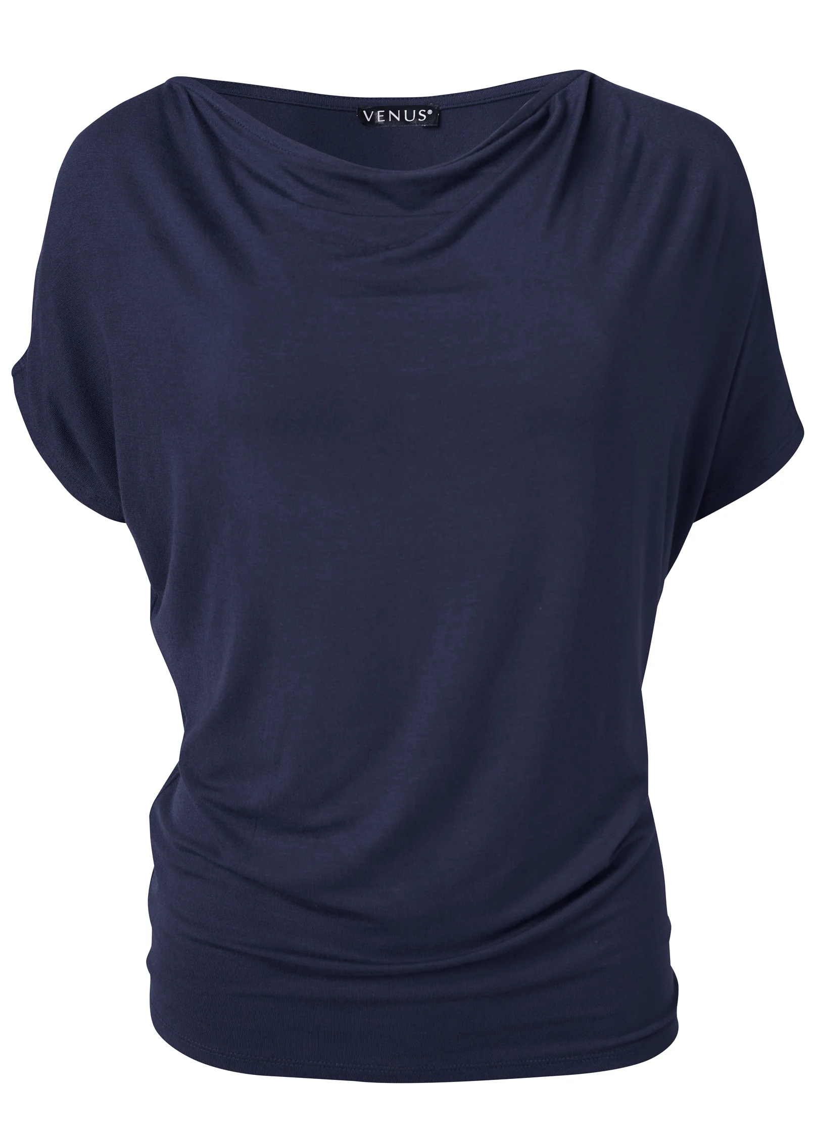Basic flounce top - Navy