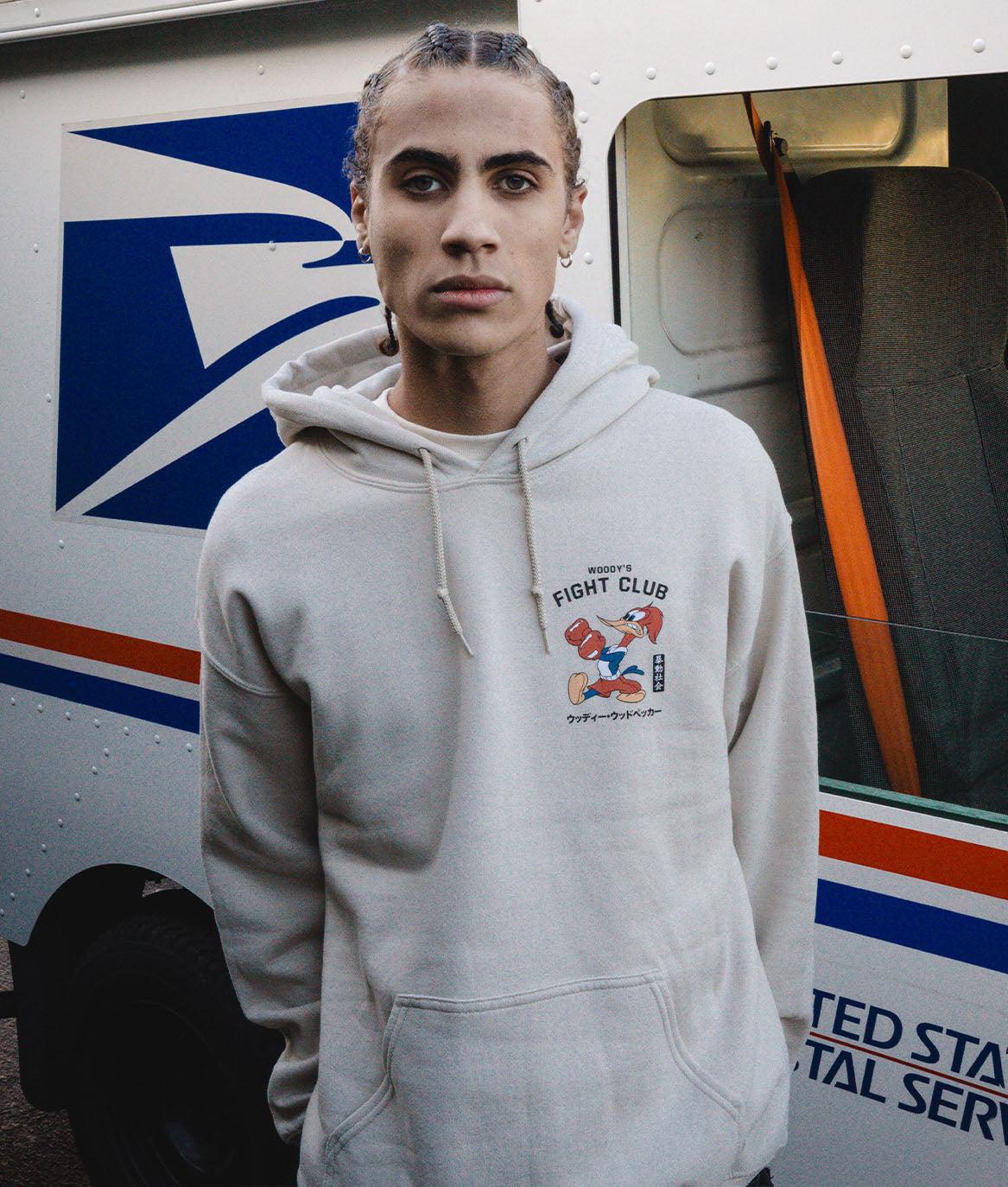 Woody Woodpecker's Fight Club Mens Hoodie