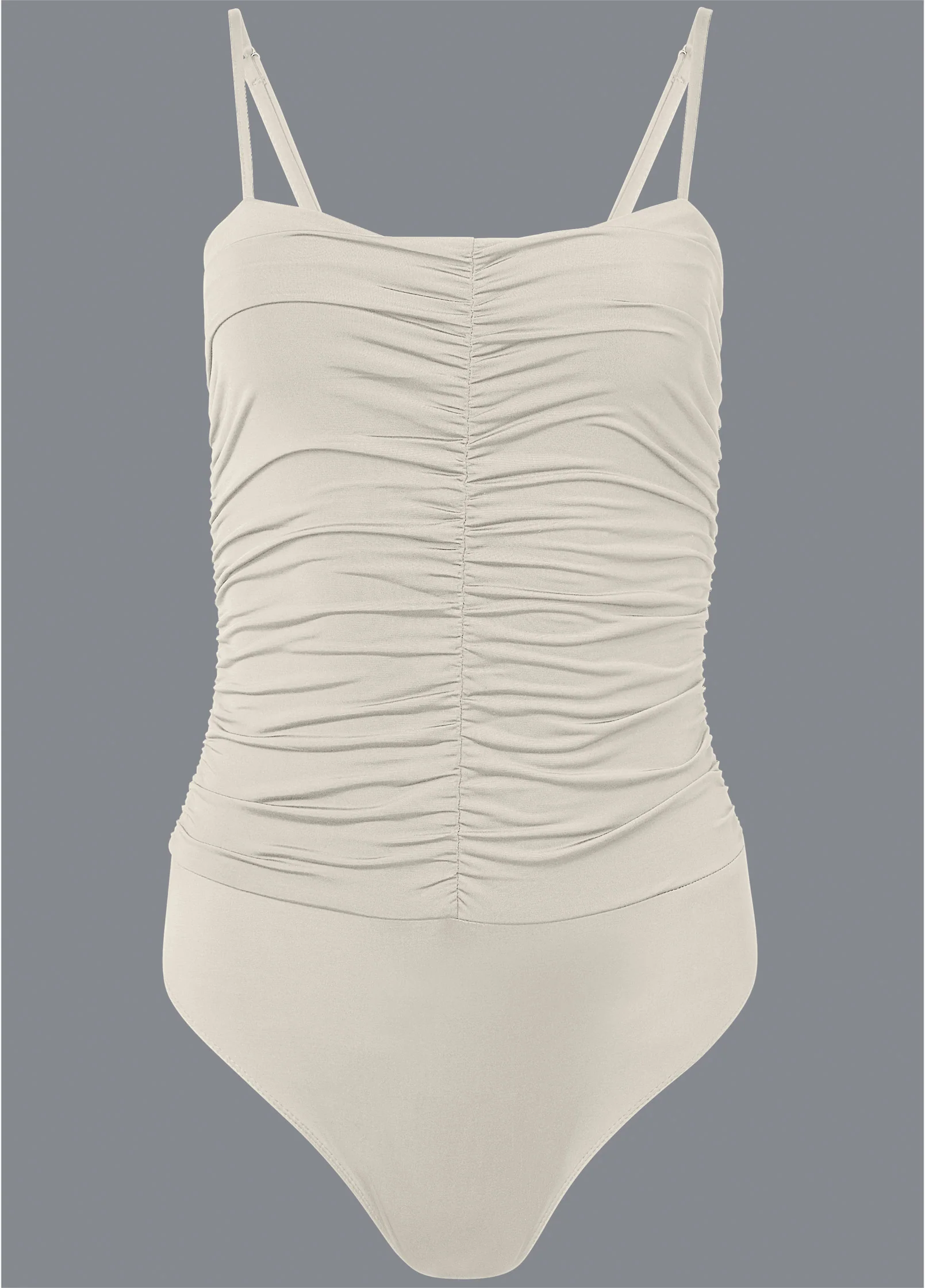 Shape Embrace ruched bodysuit - Off White