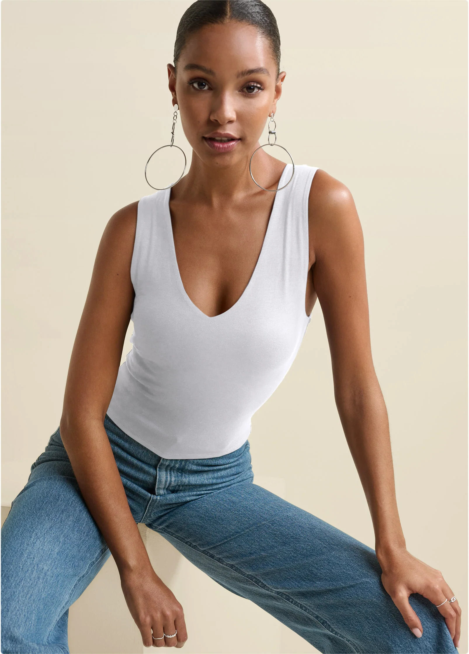 Racerback tank - White