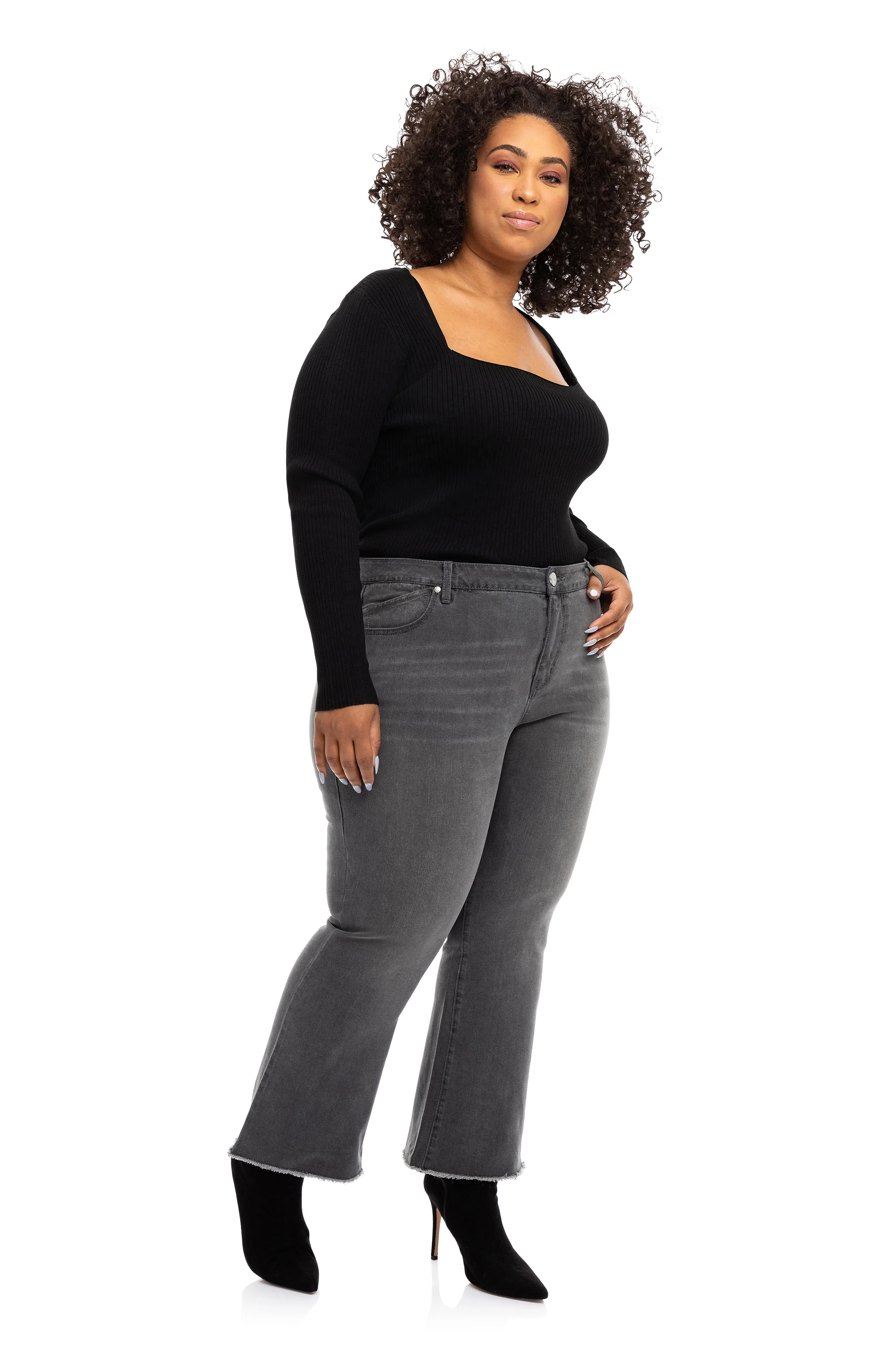 Plus High-Rise Demi-Boot in Isla