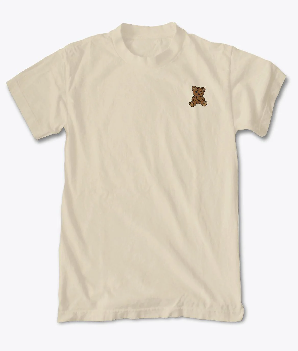 Teddy Bear Embroidered Mens T-Shirt