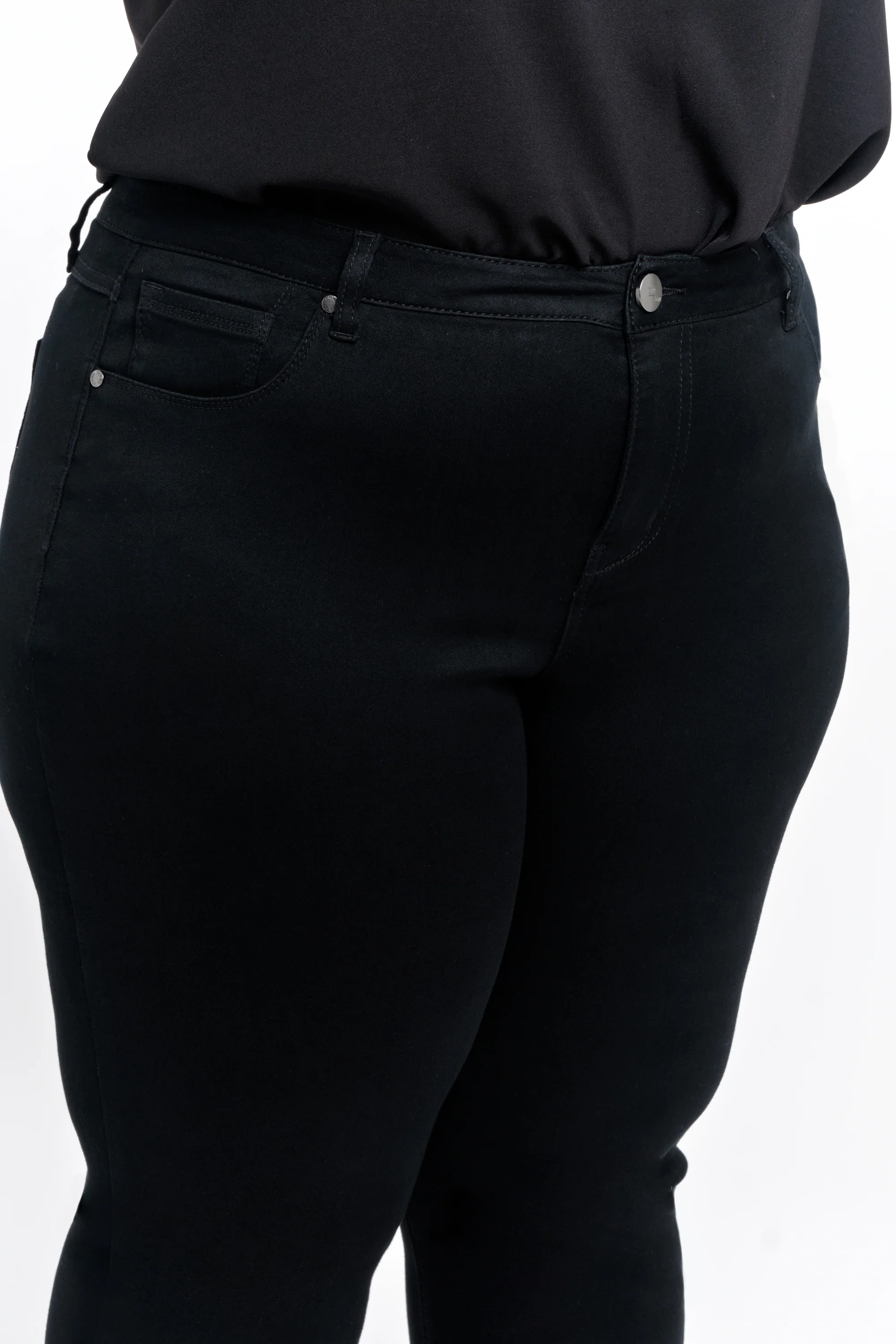 Plus Butter Bootcut Jeans in Black