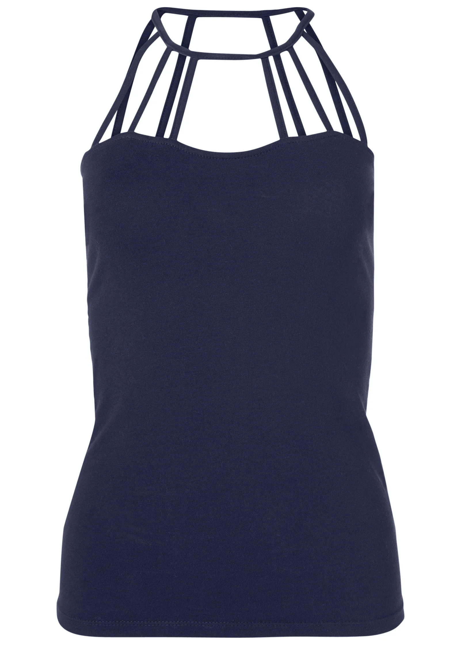 Strappy detail top - Navy