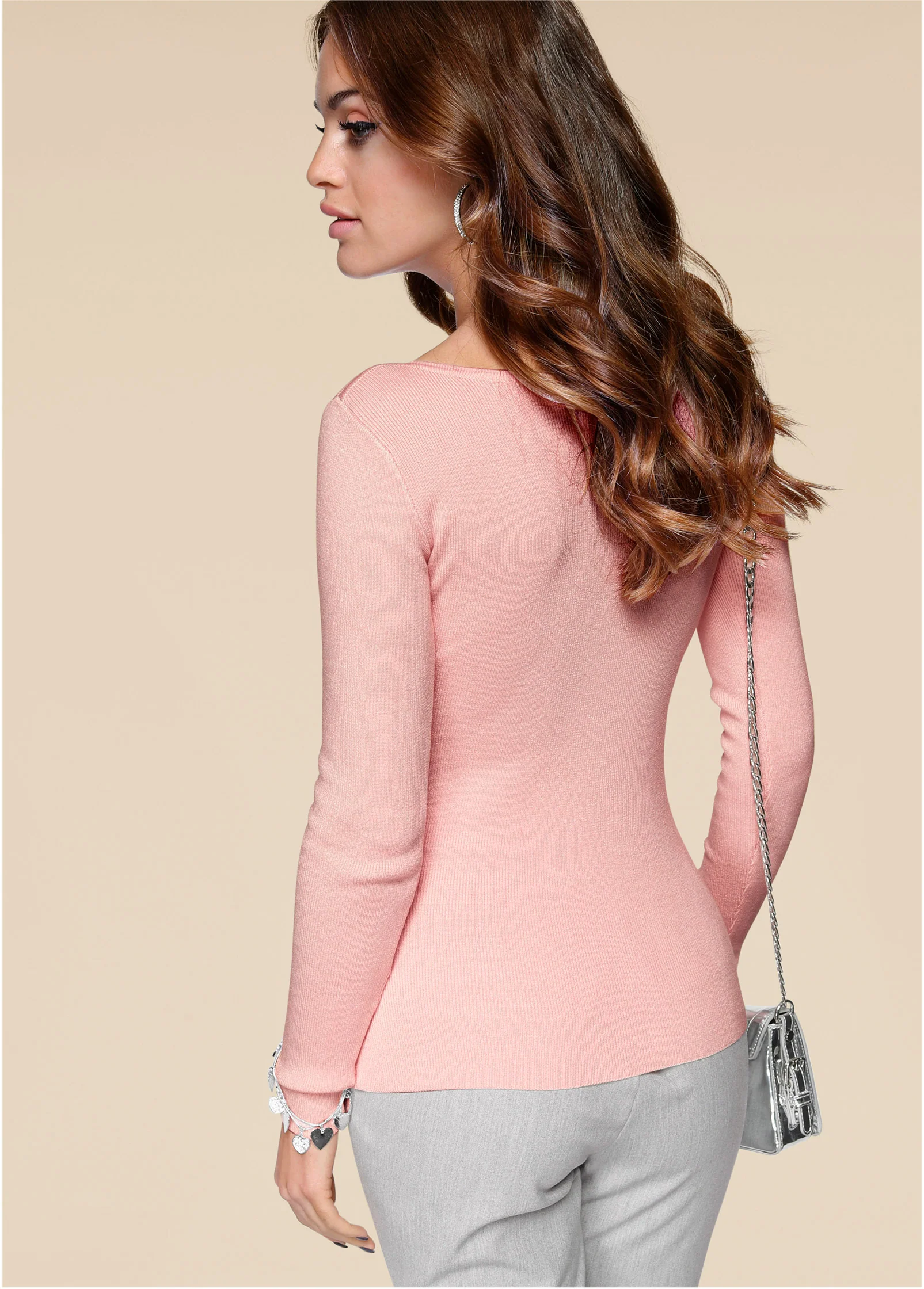 Embellished sweater - Light Pink