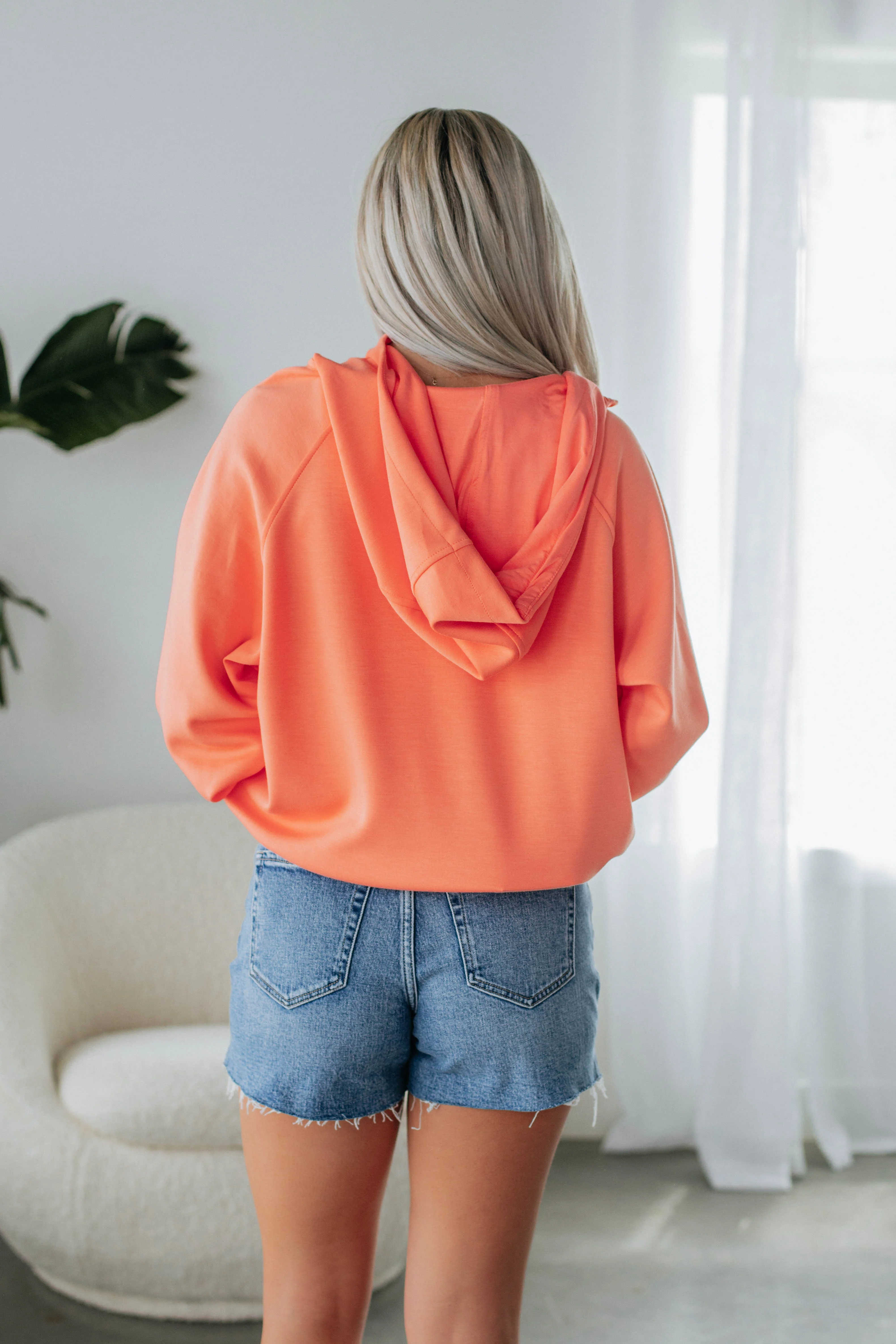 Daxton Zip-Up Jacket - Peach