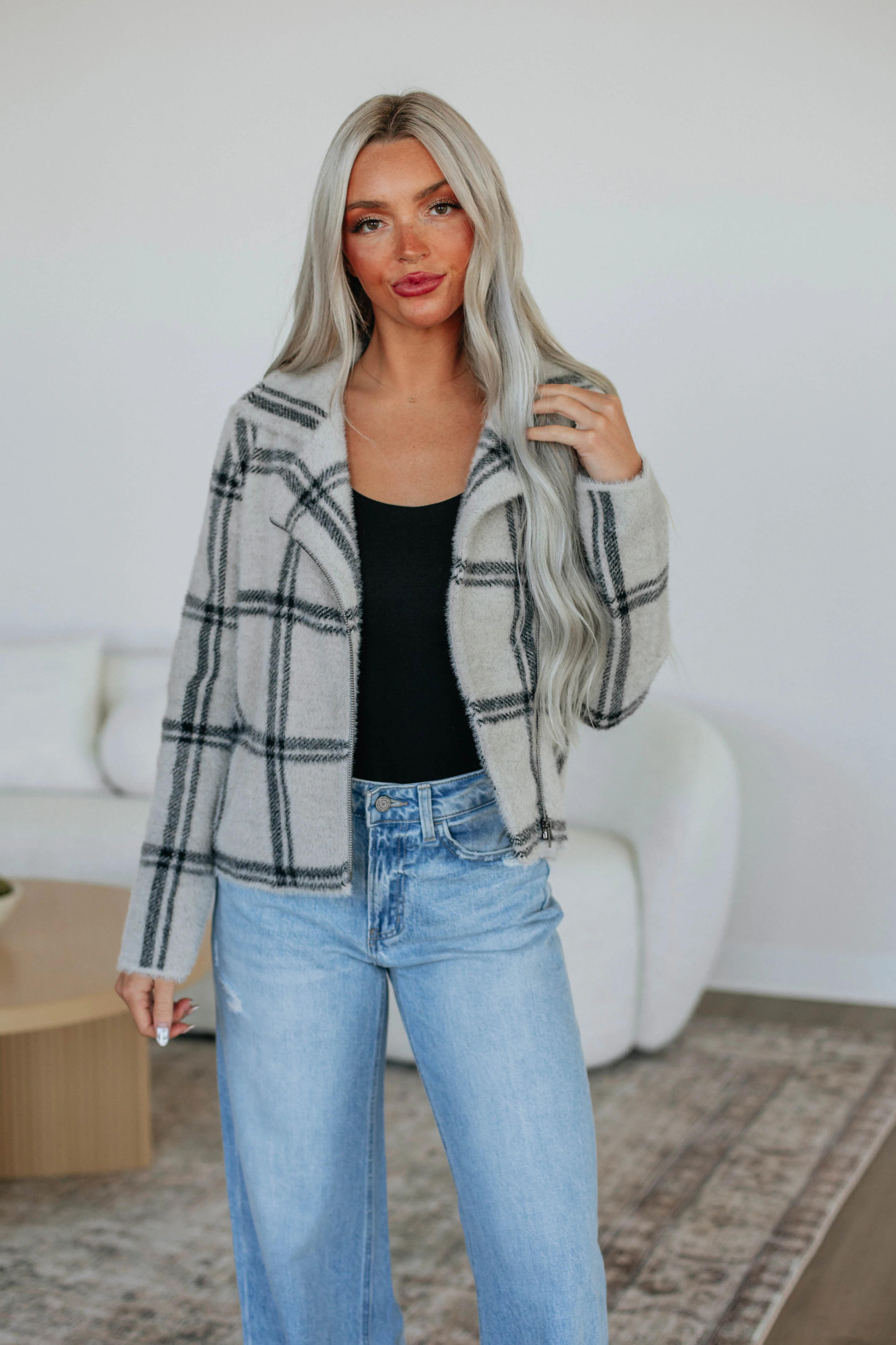 Rozell Plaid Jacket
