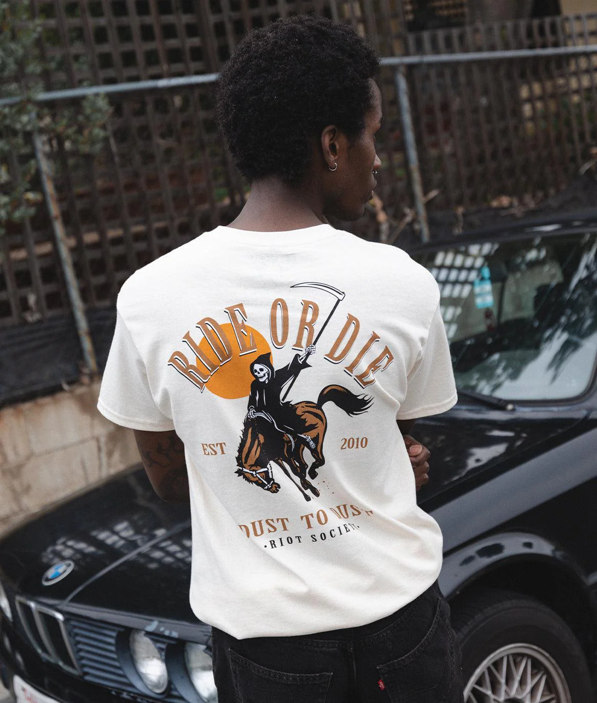 Ride or Die Reaper Mens T-Shirt