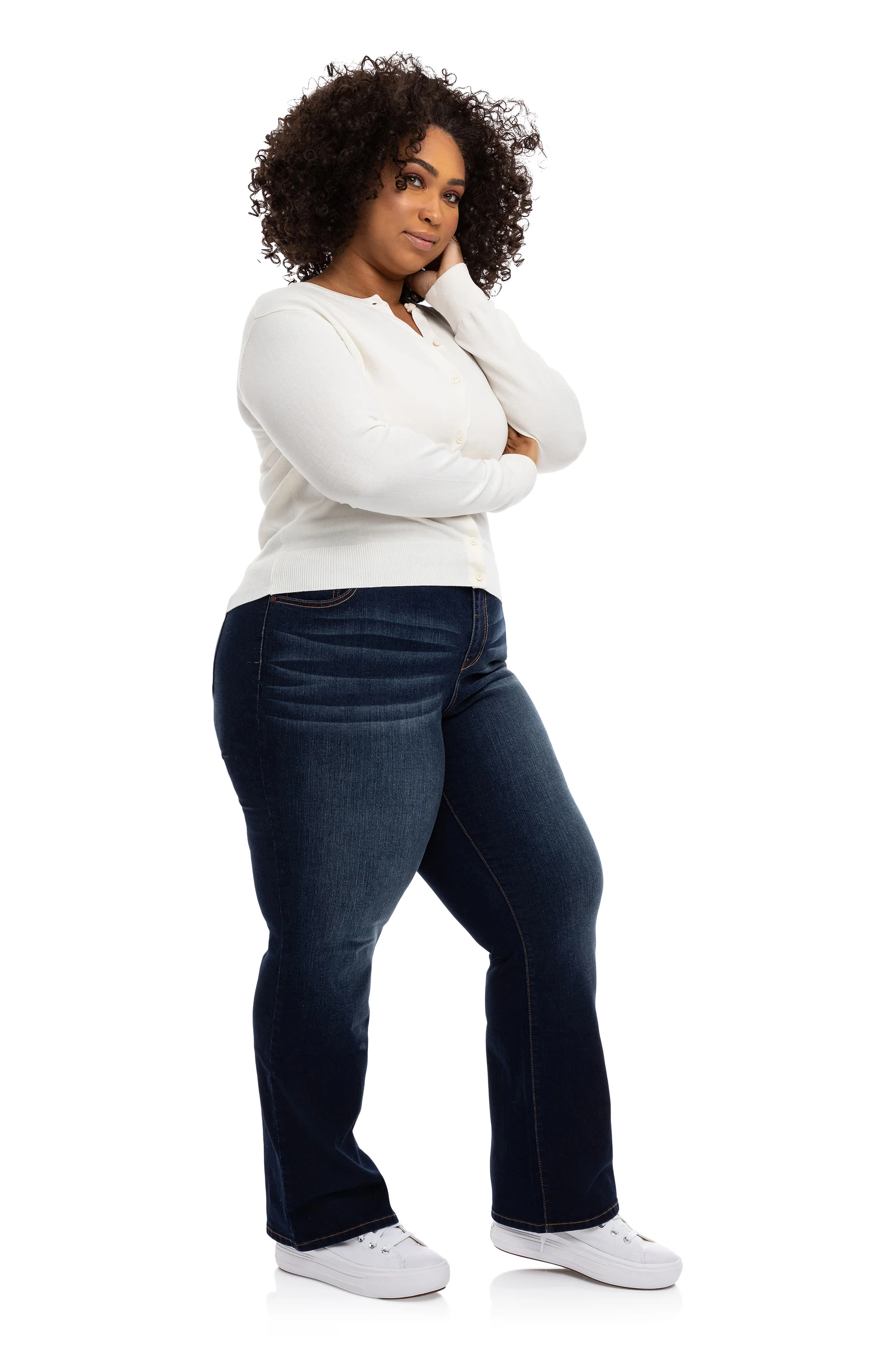 Plus High-Rise Eco Slim Boot In Lennox