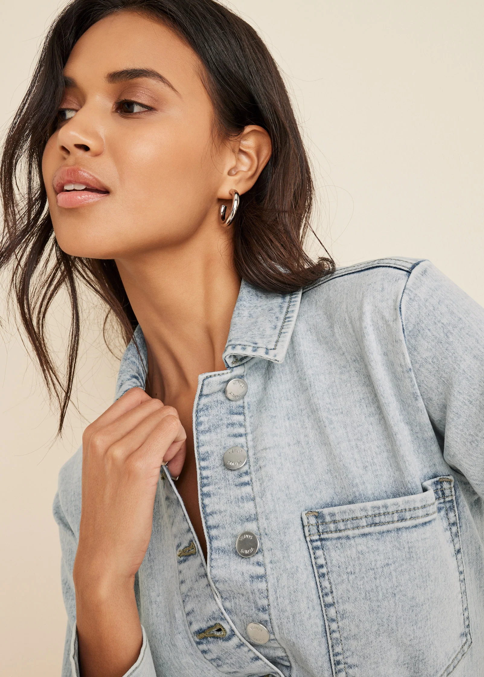 Denim shirt dress - Light Wash