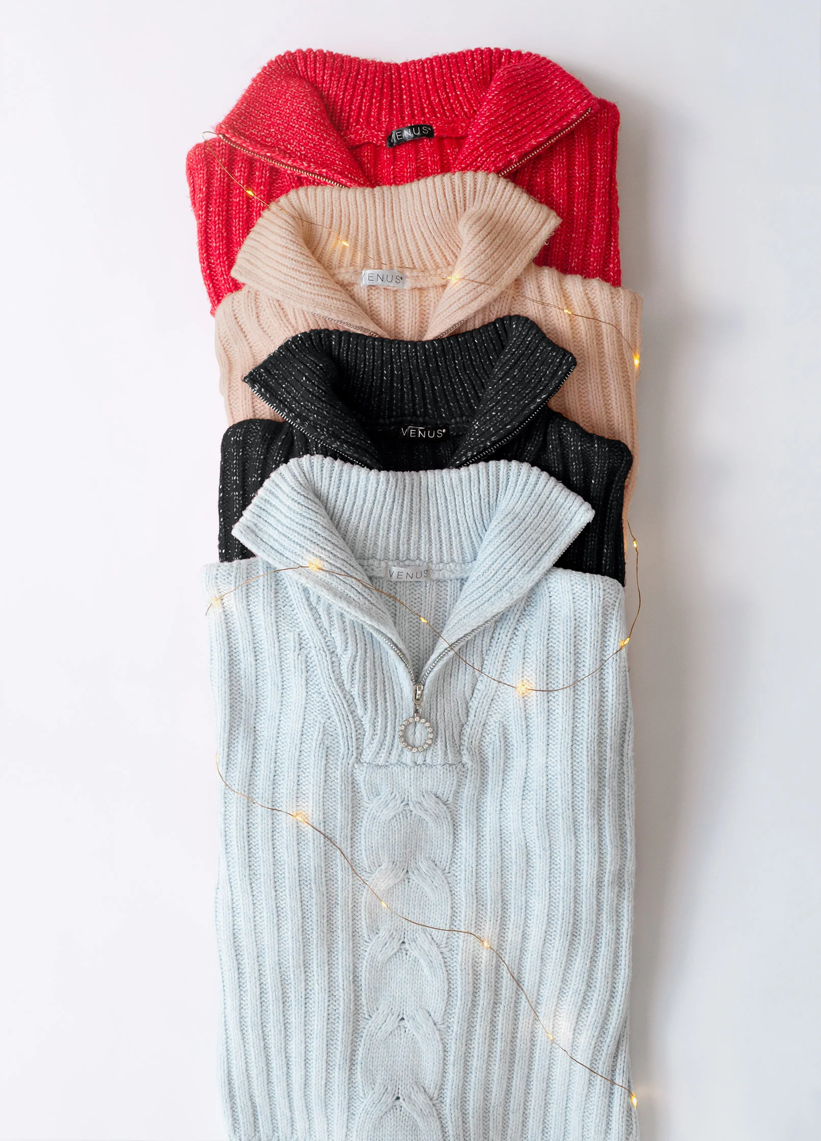 Quarter zip sweater - Black