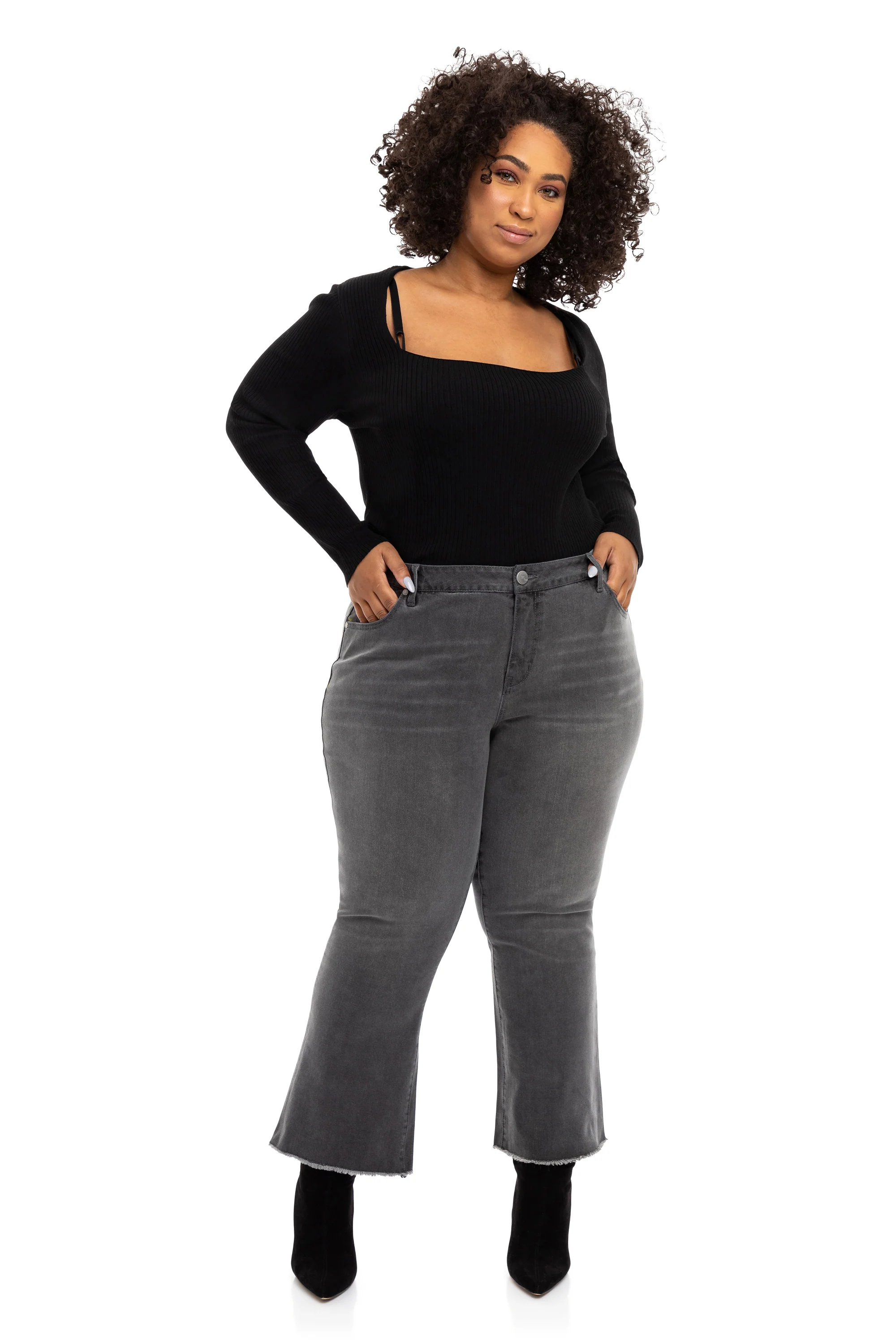 Plus High-Rise Demi-Boot in Isla