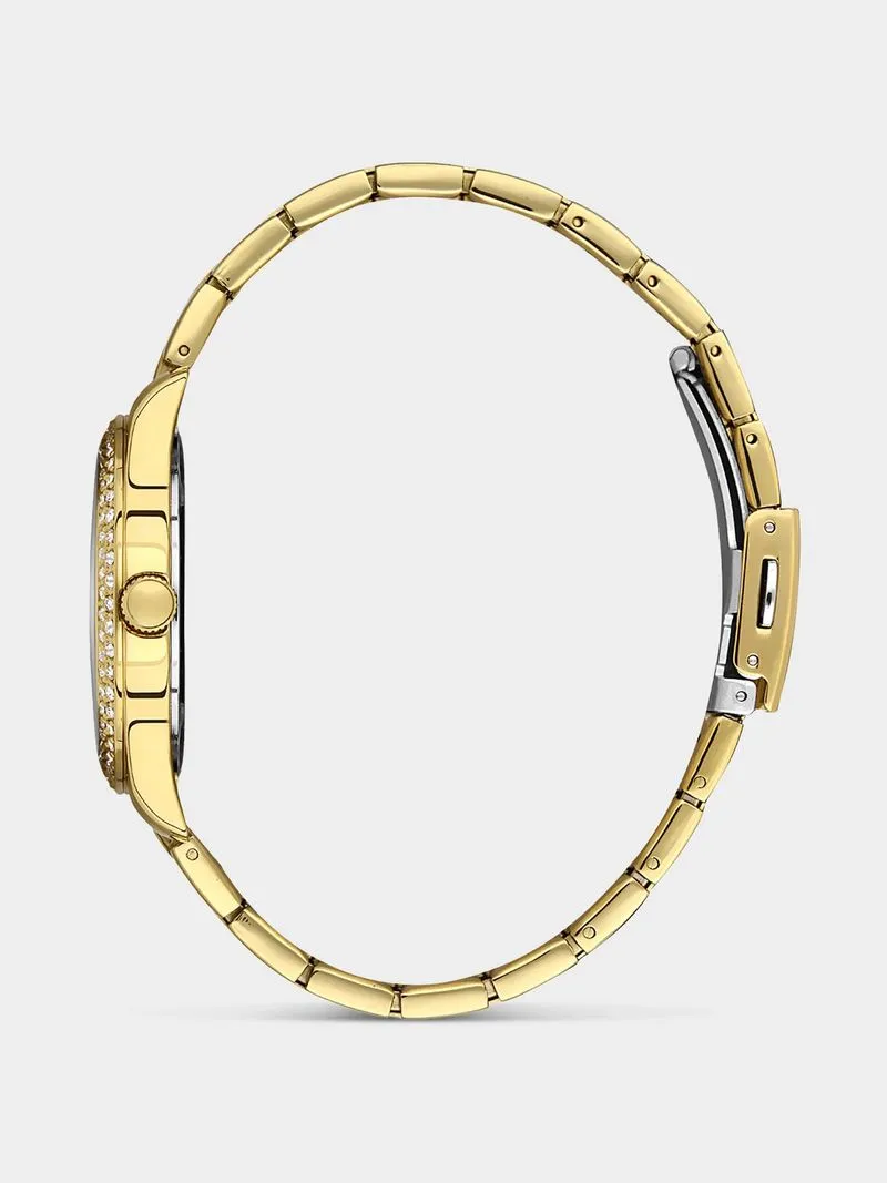 Daniel Klein Gold Plated Gold Tone Dial Bracelet Watch